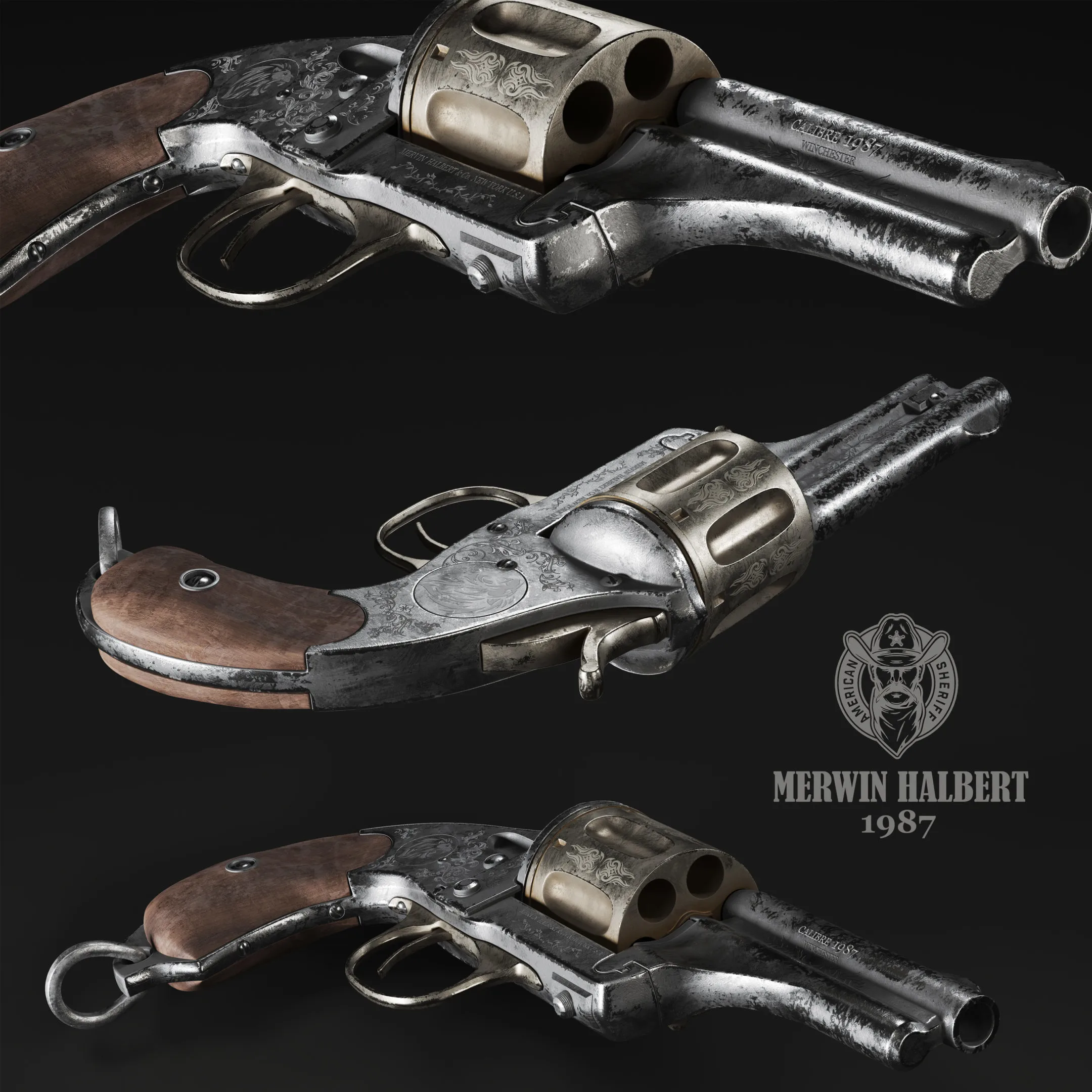 Merwin Halbert Revolver