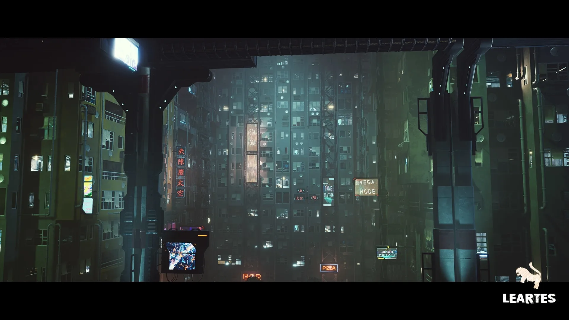 Cyberpunk Environment Megapack (Modular / with Interiors)