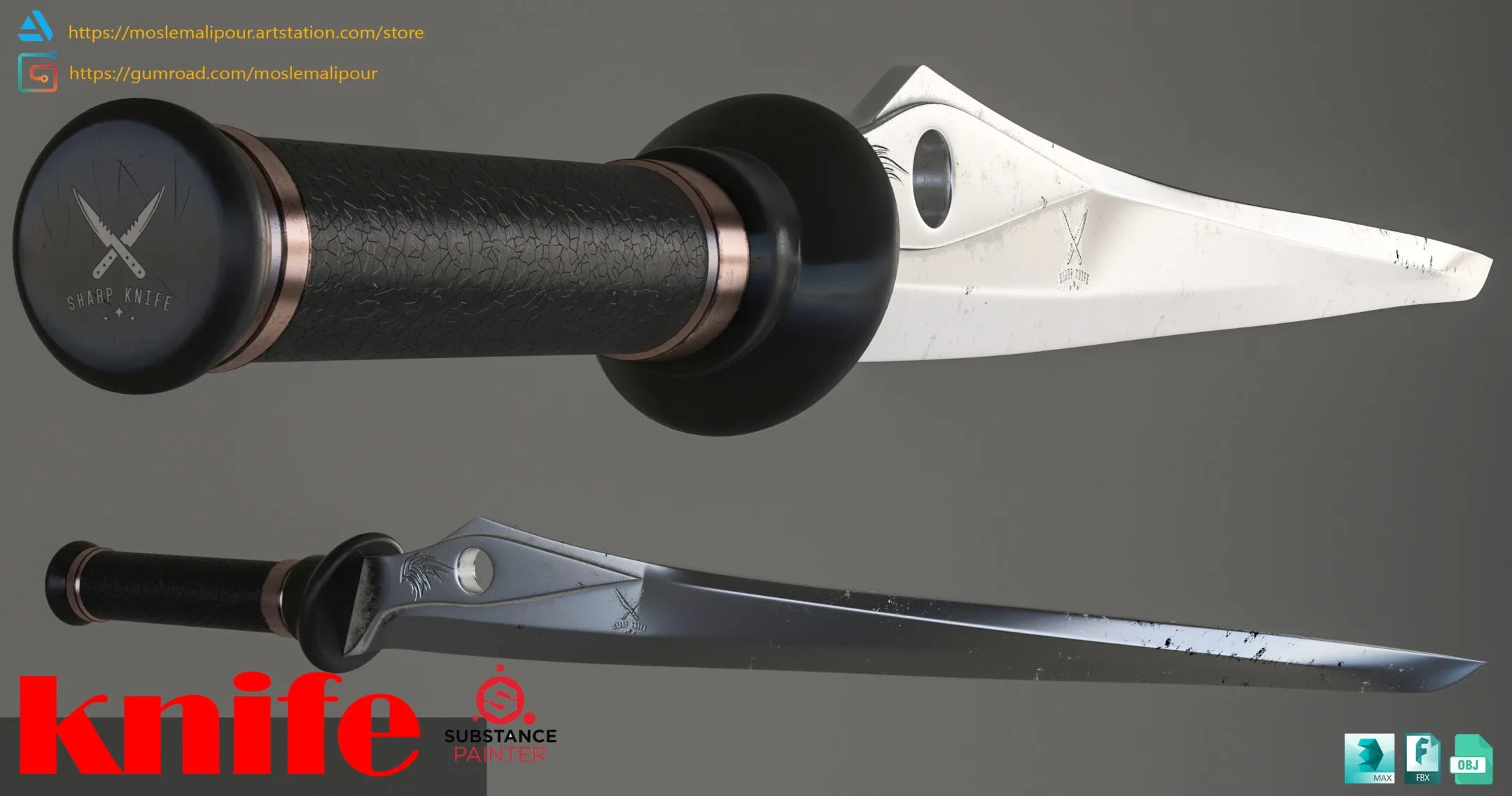 Knife - 3D Model