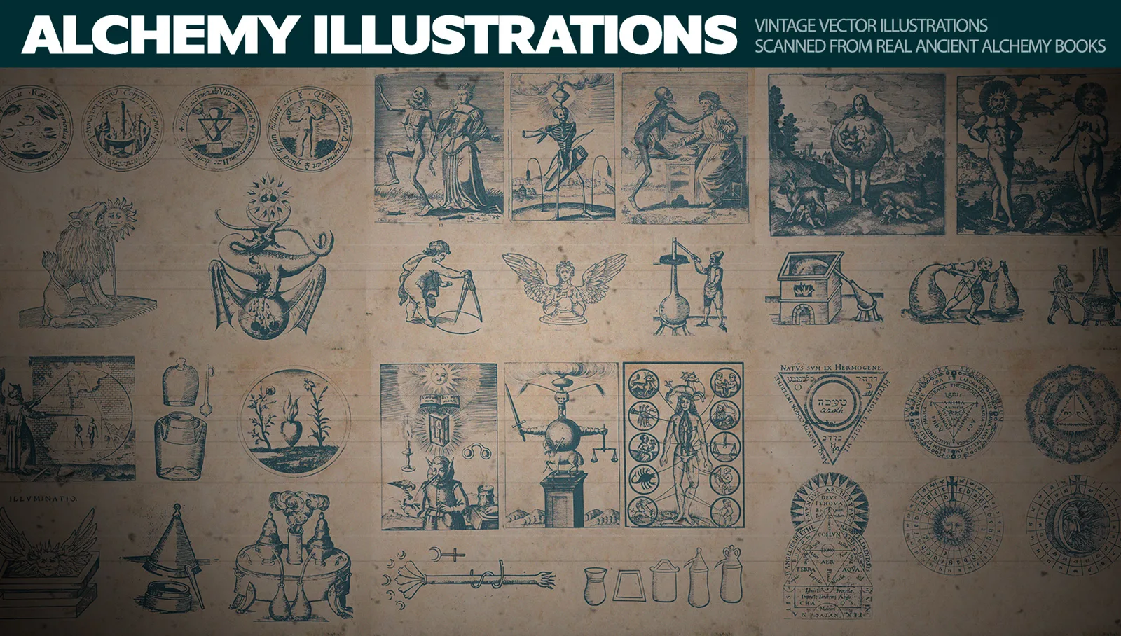 Alchemy Vector Illustrations