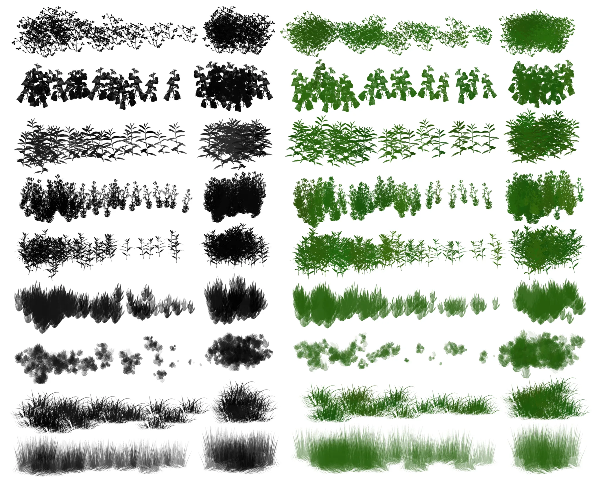 Garden Brushes for Speedpaint