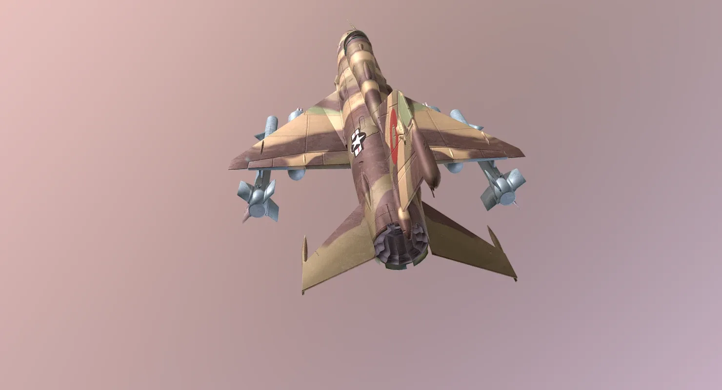 MiG 21 - Rigged & Animated with Interior - M1