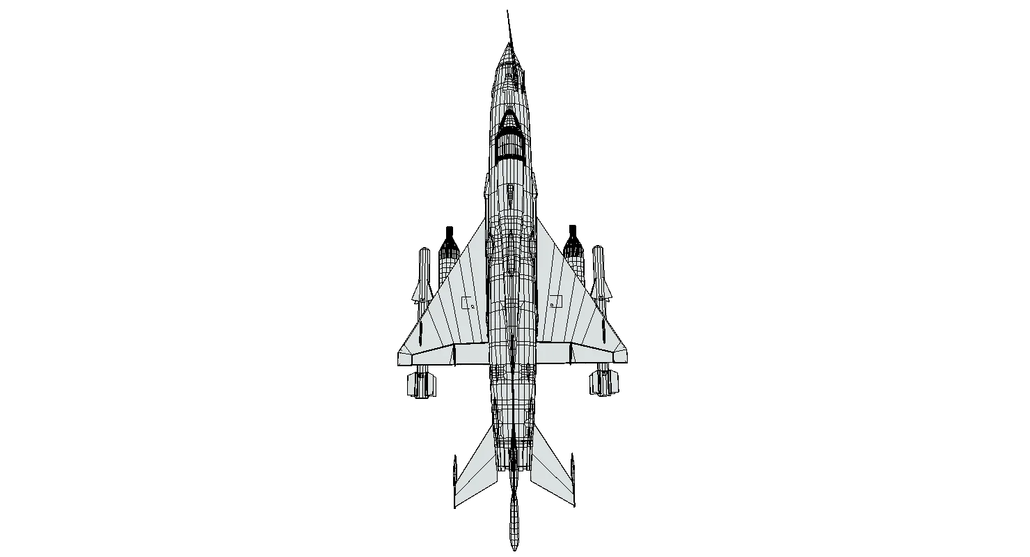 MiG 21 - Rigged & Animated with Interior - M3