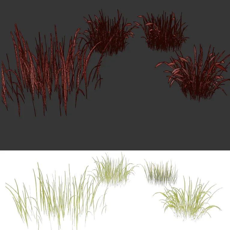 Forest Grass Collection 02