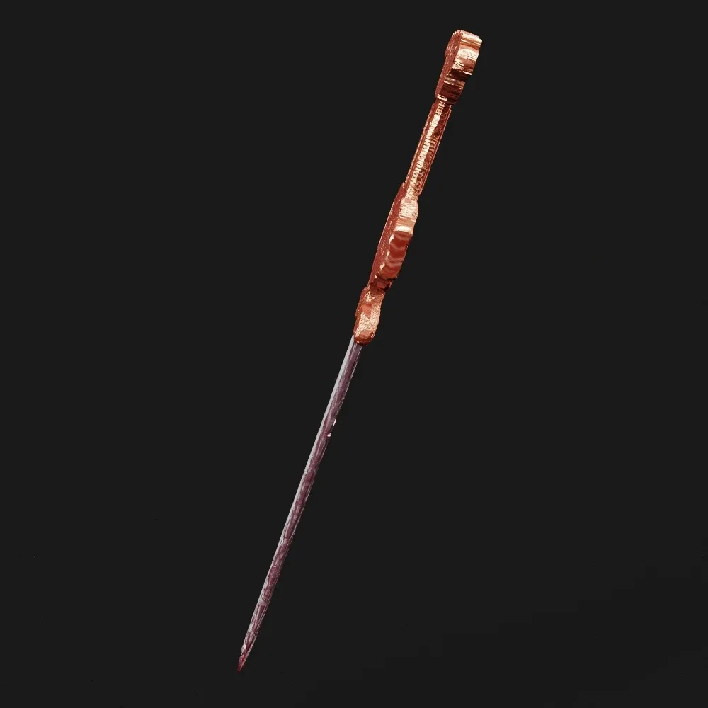 2 Snake Swords (Normal & Damaged) - LowPoly