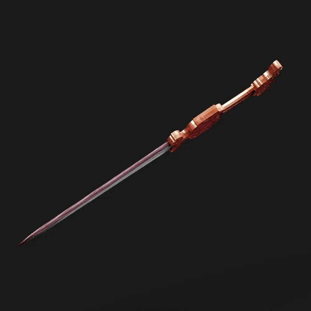 2 Snake Swords (Normal & Damaged) - LowPoly