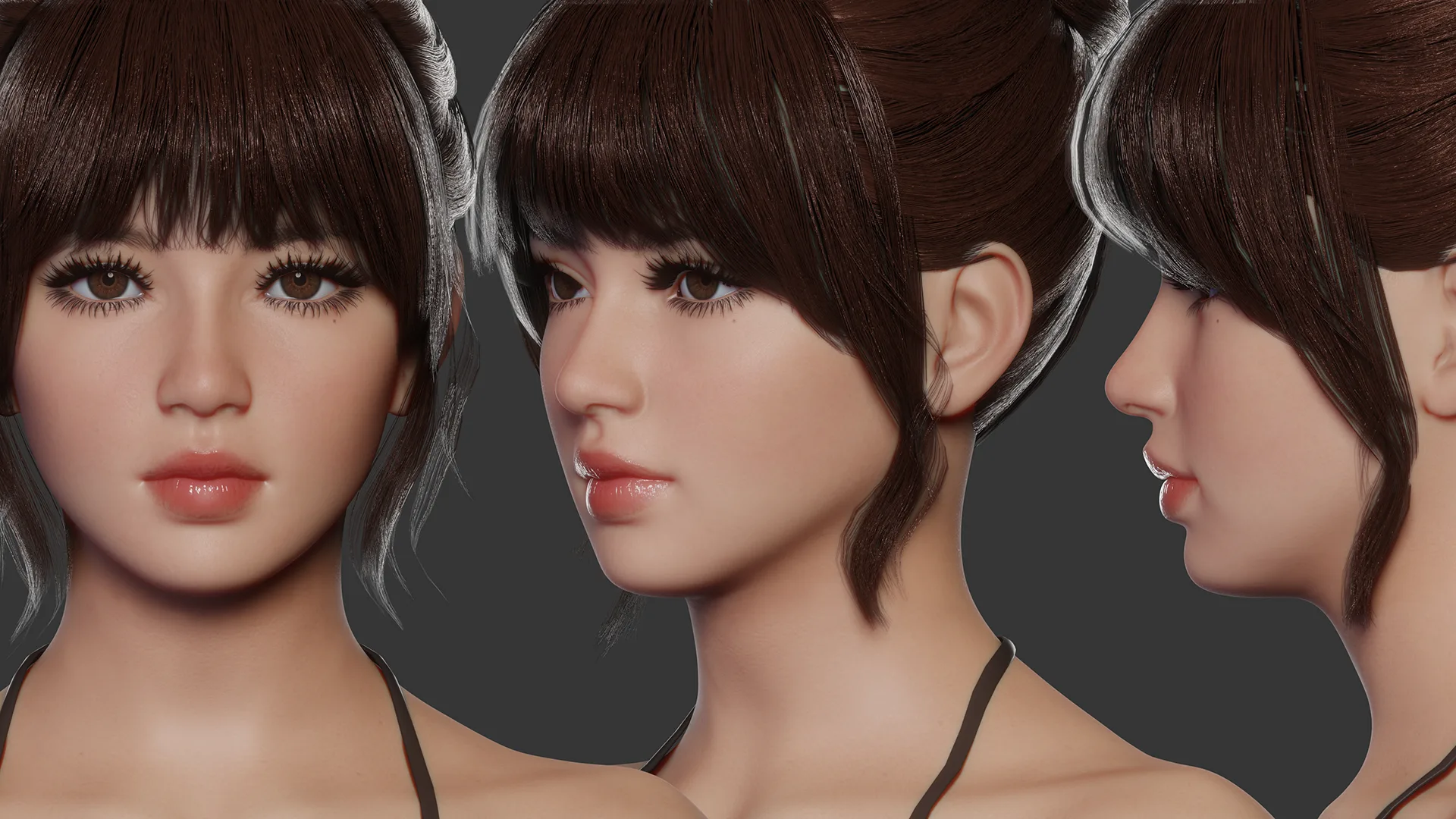 JOY v1.4 - Rigged Female Character (Blender EEVEE)