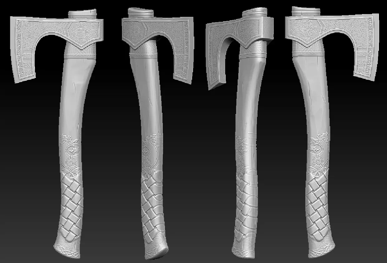 Viking Axe - PBR Game Ready Model