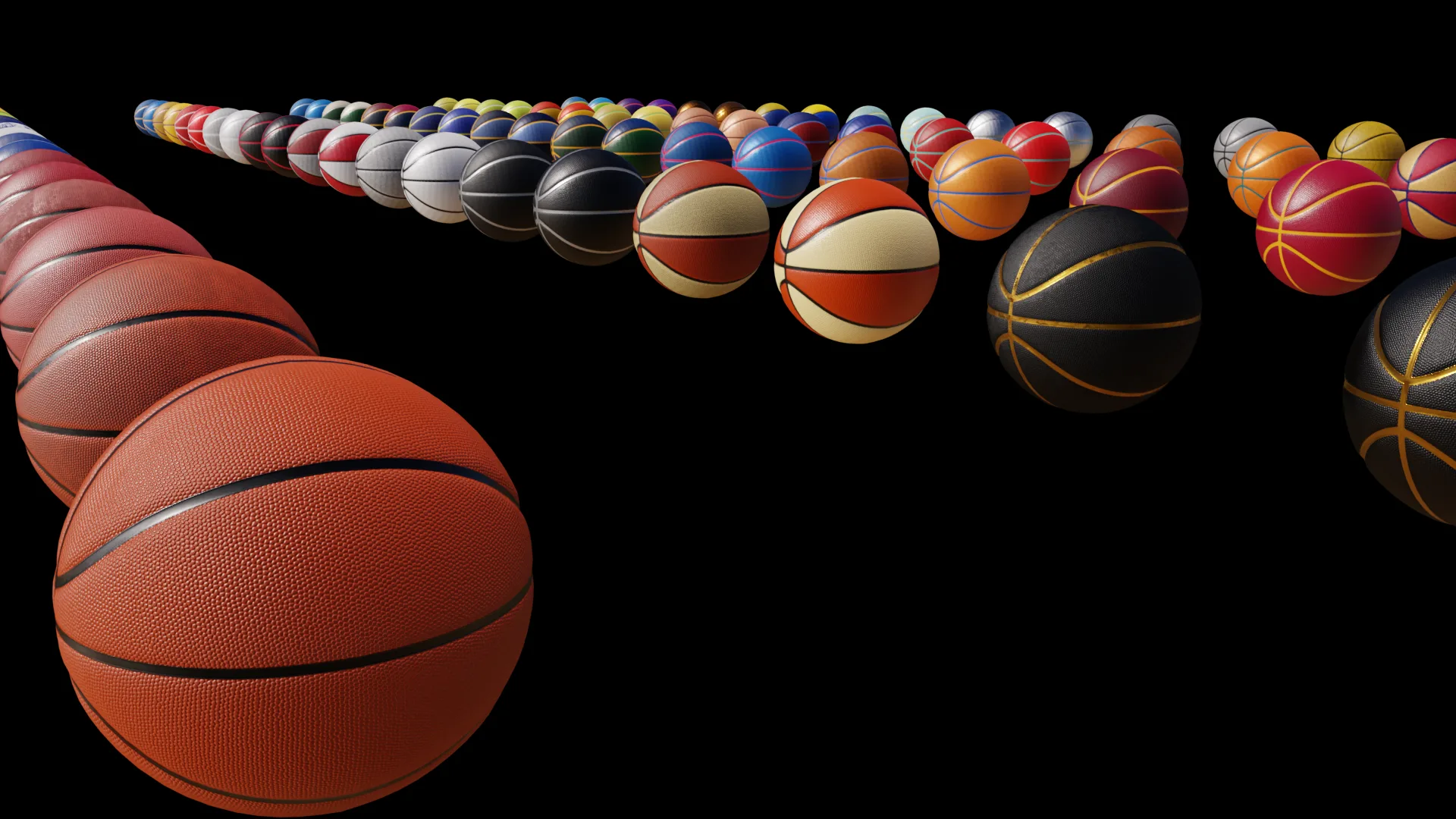 Touch My Basketballs (100 Balls Game Asset Pack)