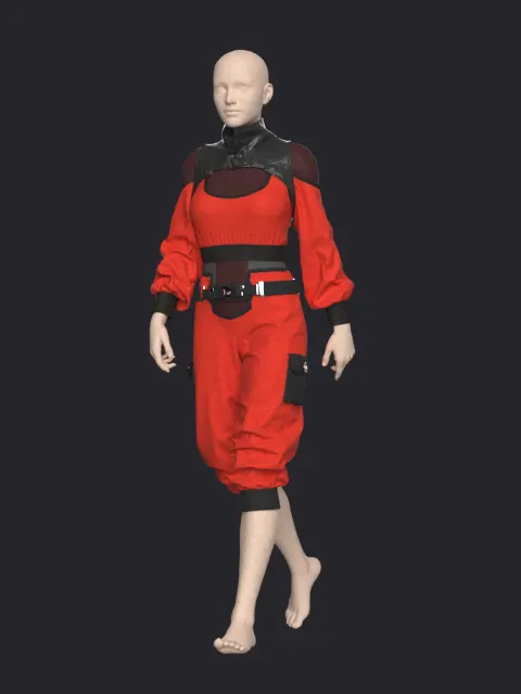 Sci-Fi Future Wear - 45 Marvelous Designer & Clo3D