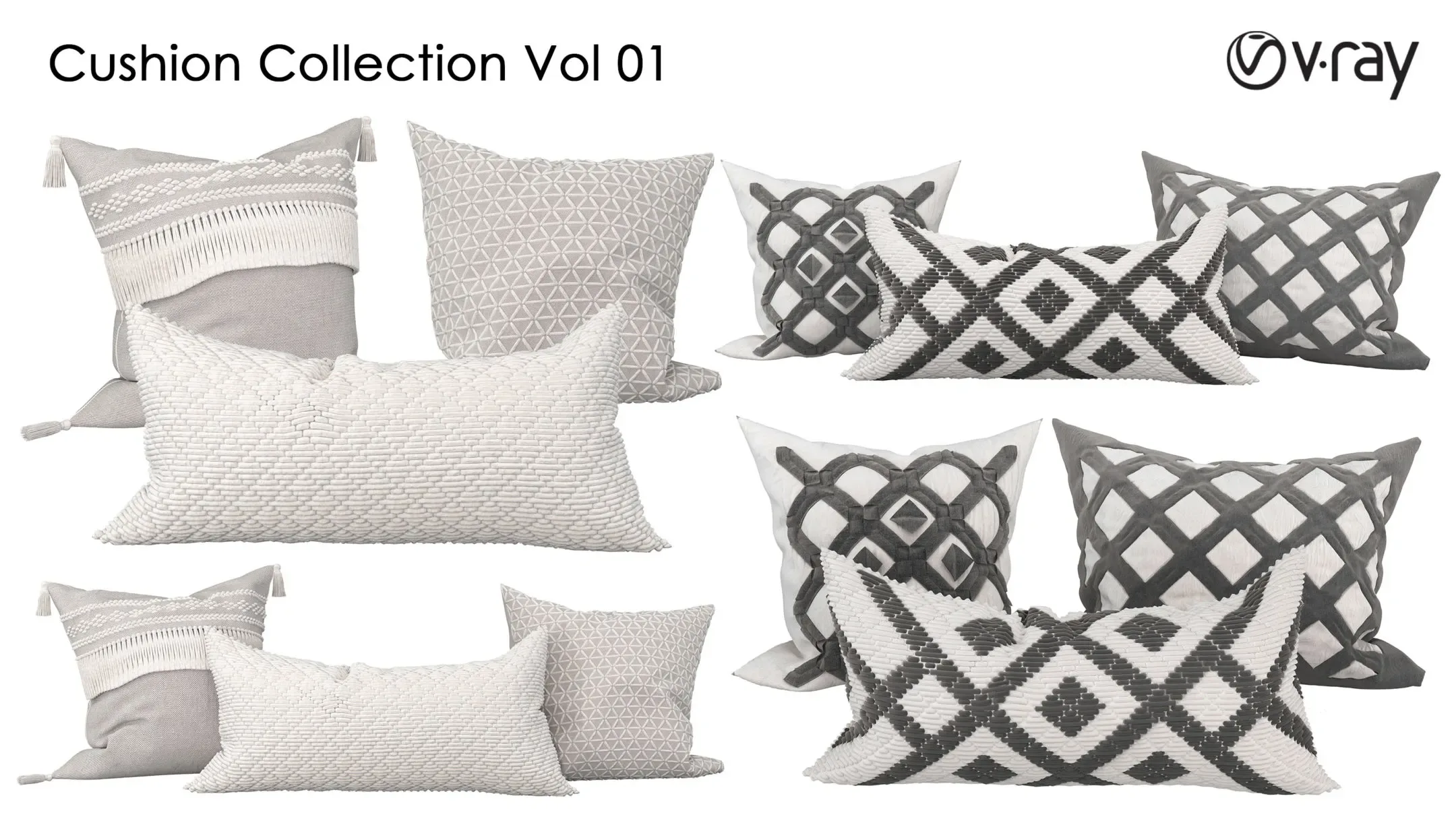 Decorative Cushions Collection - Vol 01