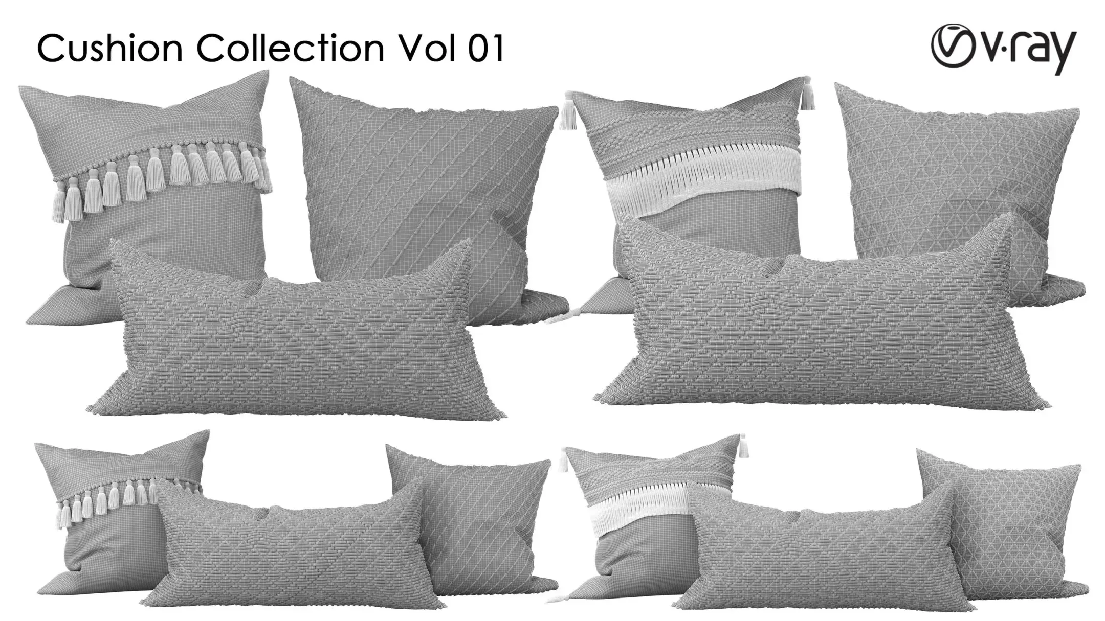 Decorative Cushions Collection - Vol 01