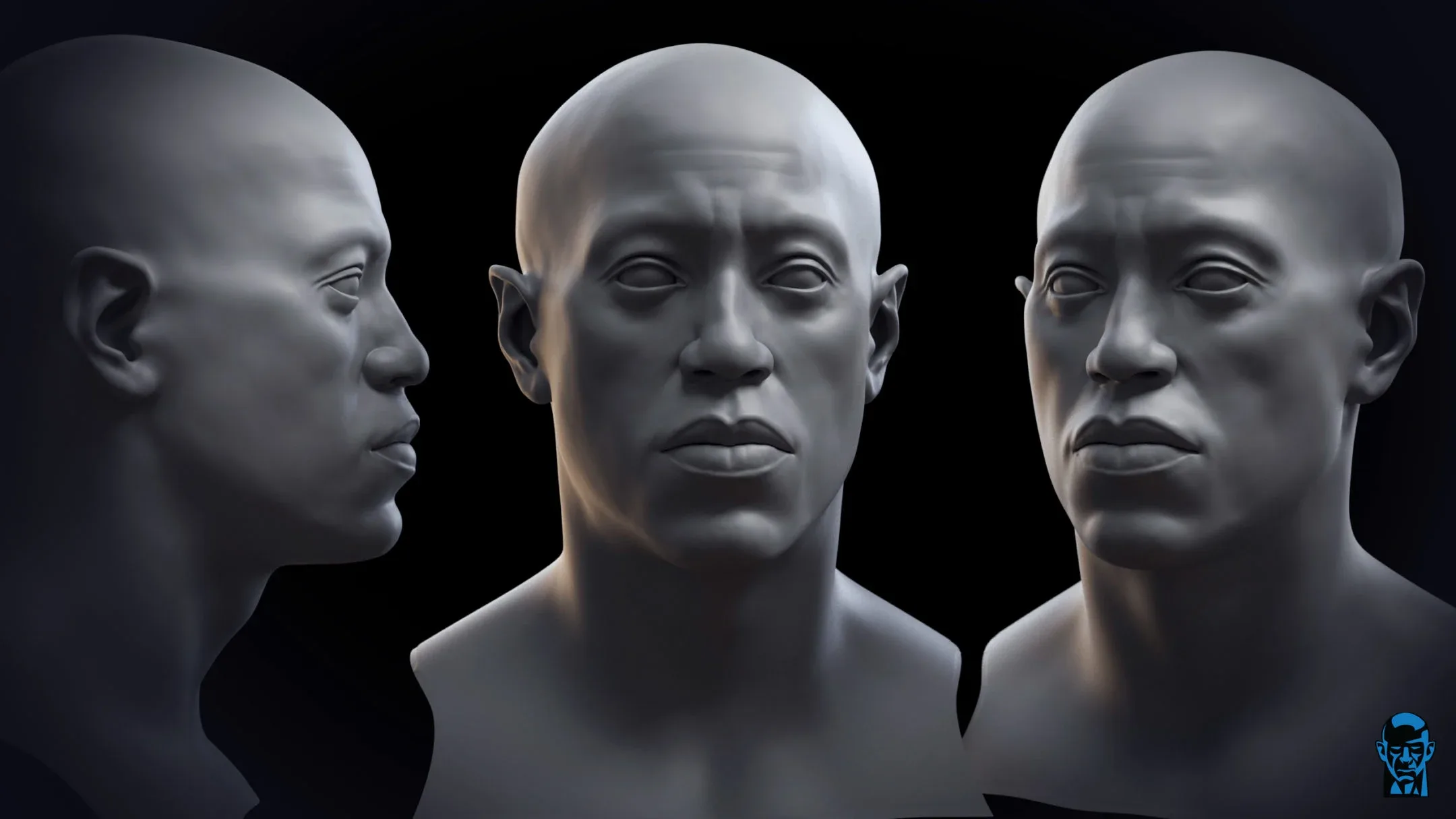 Male Head Base Model - Ready for Production