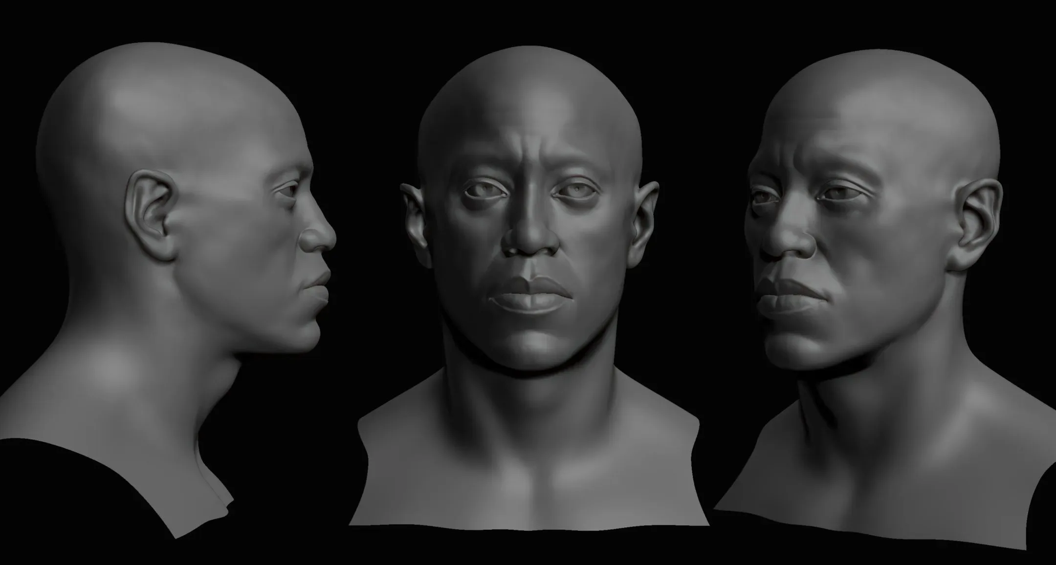 Male Head Base Model - Ready for Production