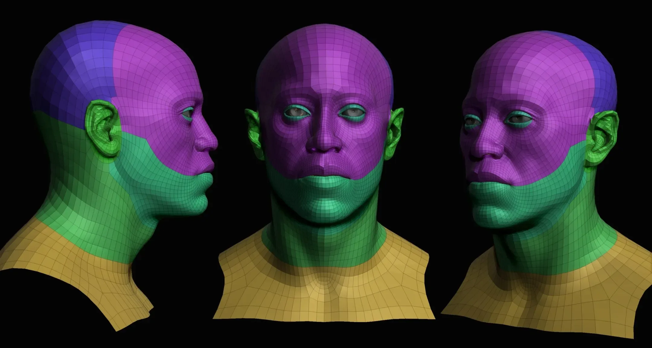 Male Head Base Model - Ready for Production