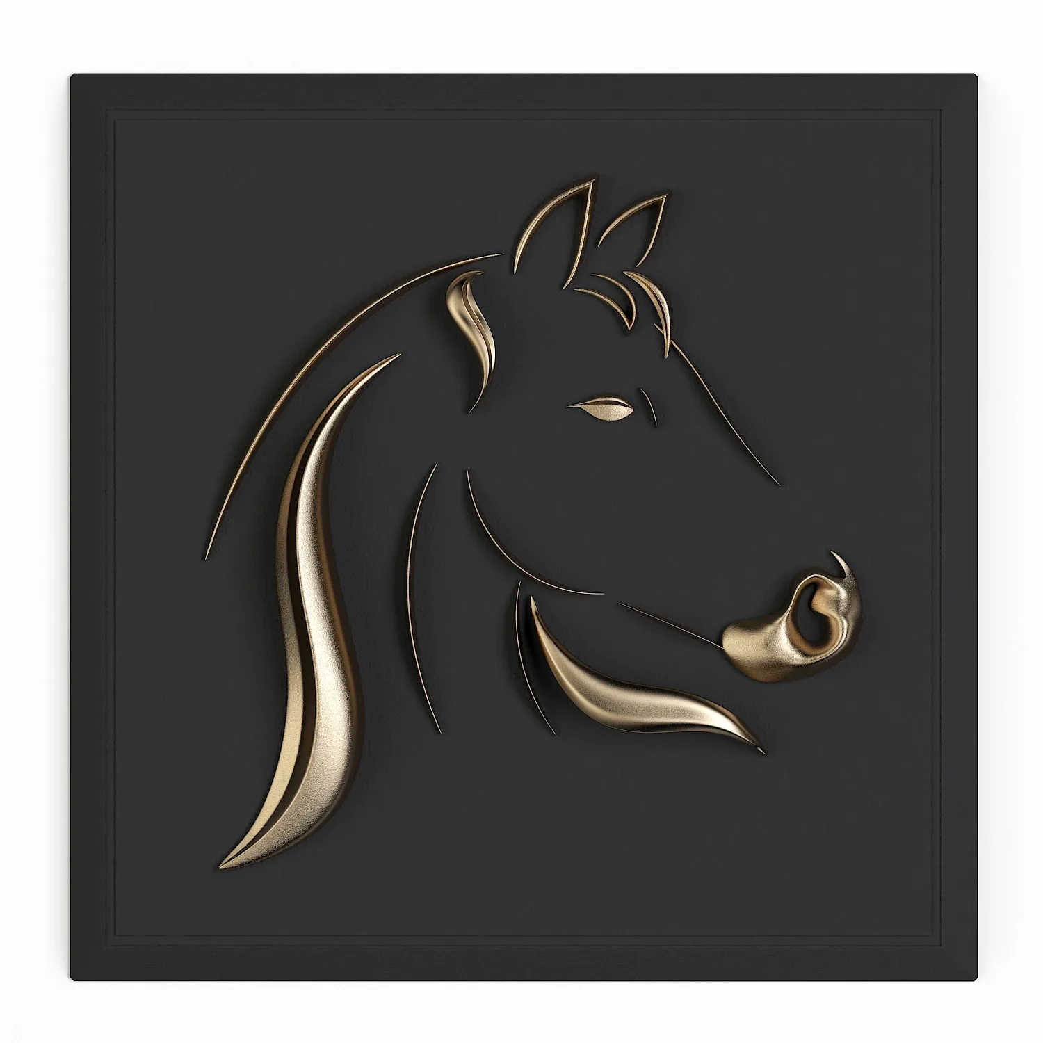 Decorative Ornament Horse (3D printable)