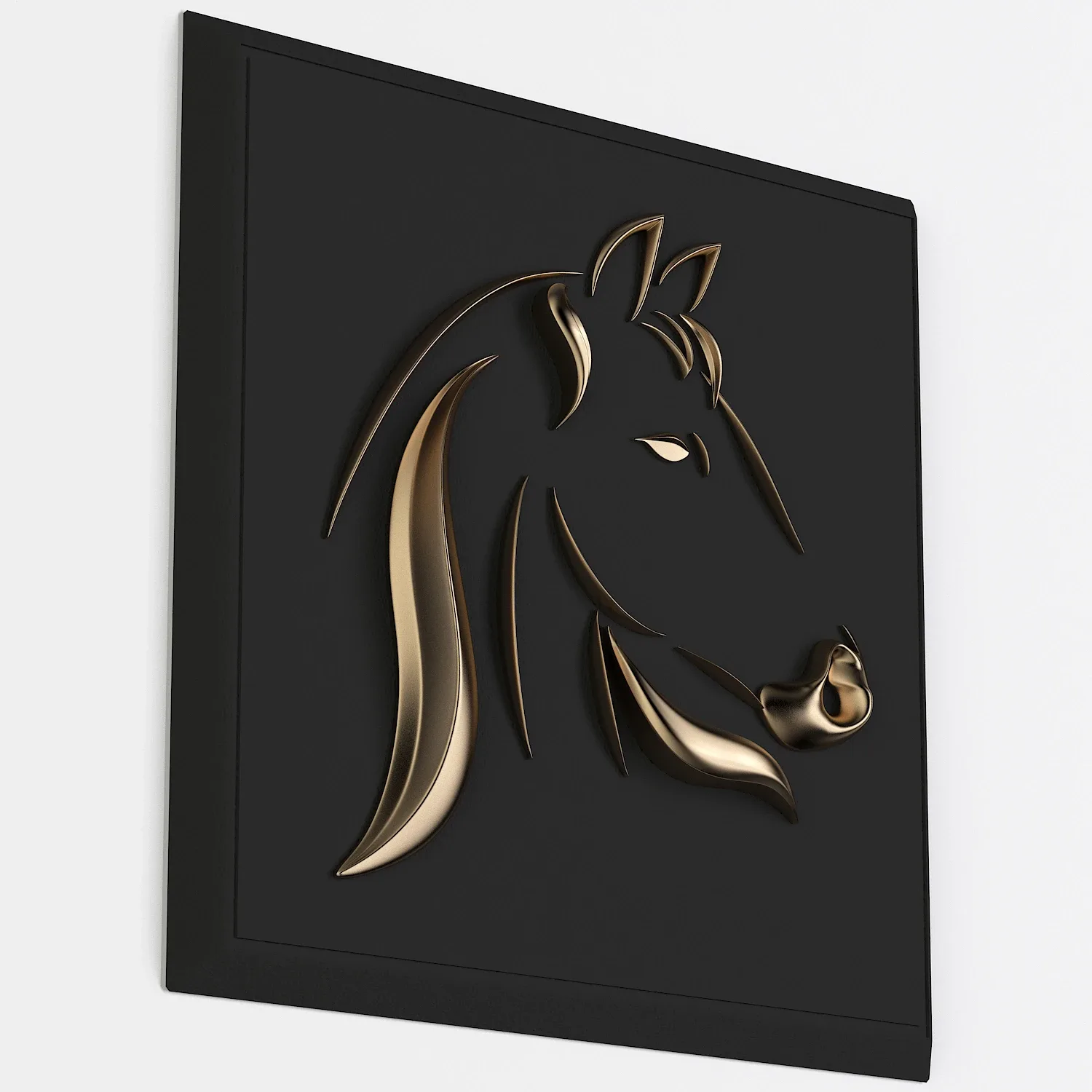 Decorative Ornament Horse (3D printable)