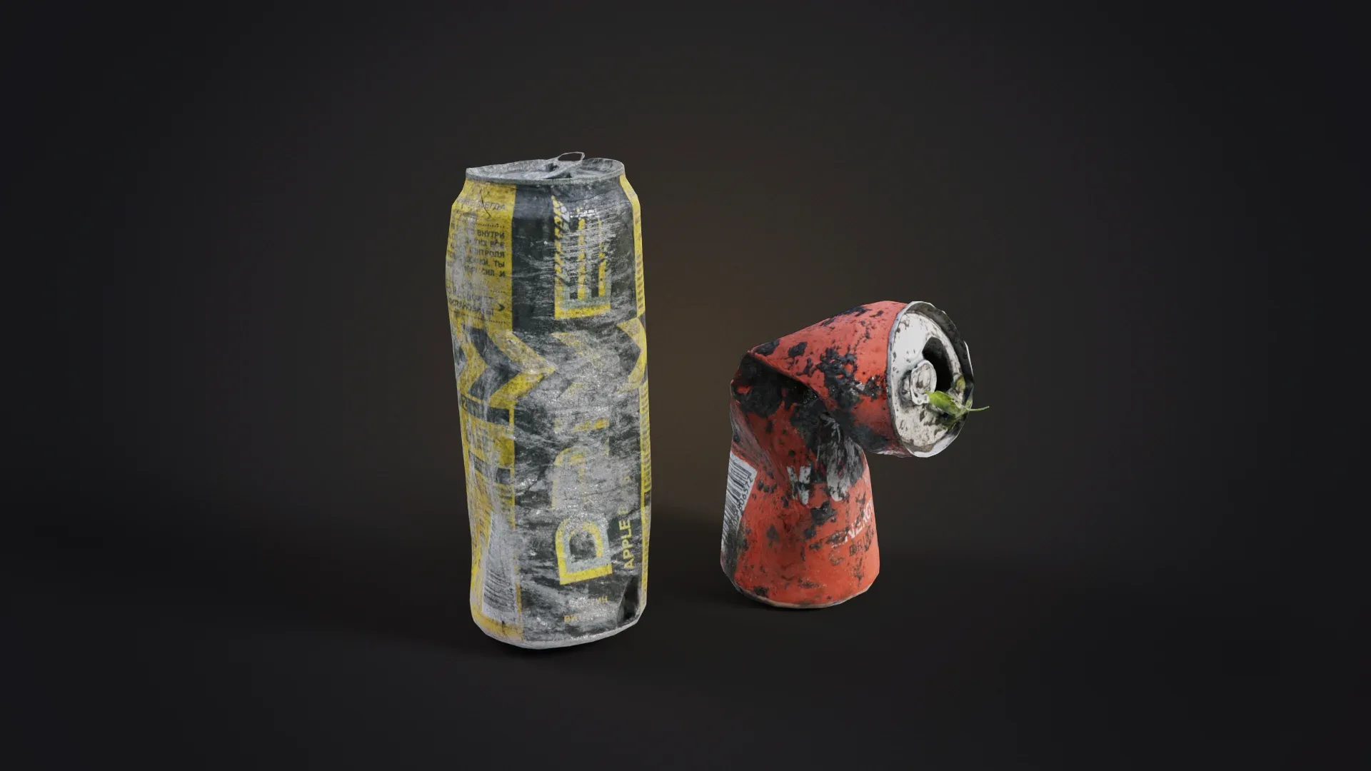 Damaged Energy Drinks FlippedNormals