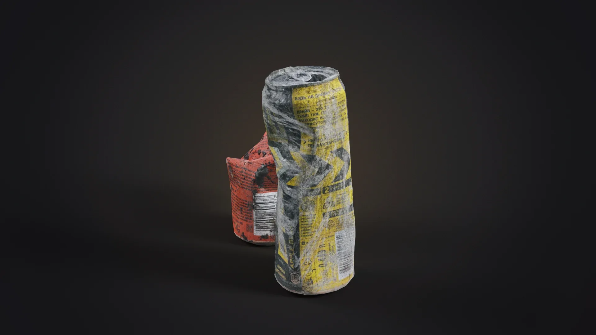 Damaged Energy Drinks FlippedNormals