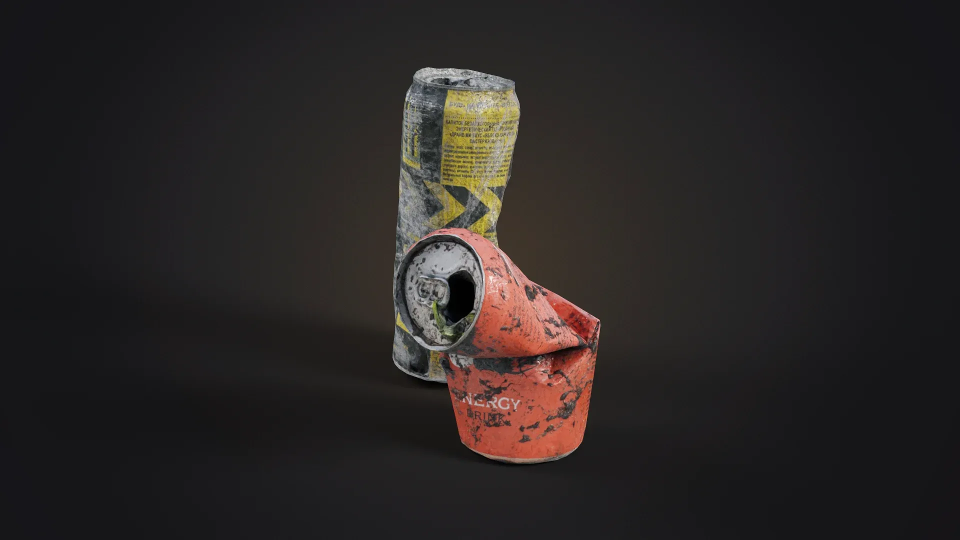 Damaged Energy Drinks FlippedNormals