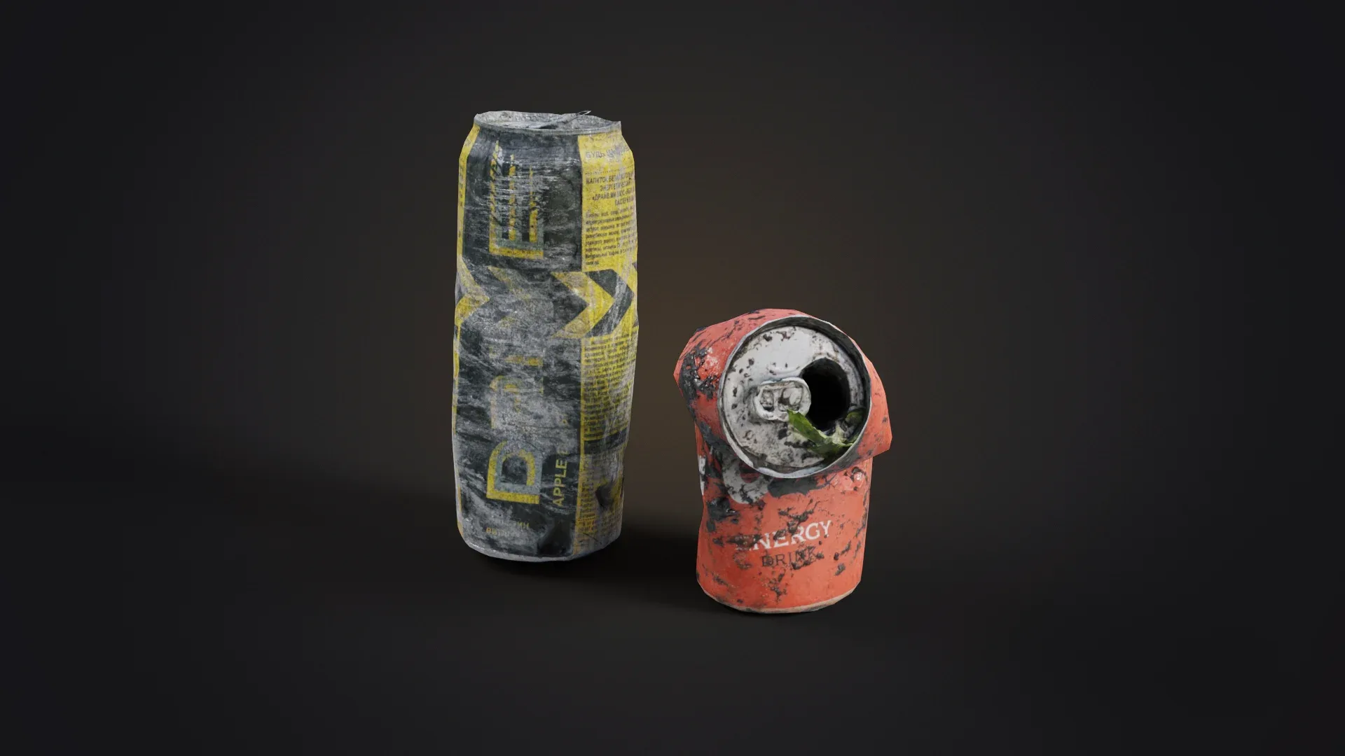 Damaged Energy Drinks FlippedNormals
