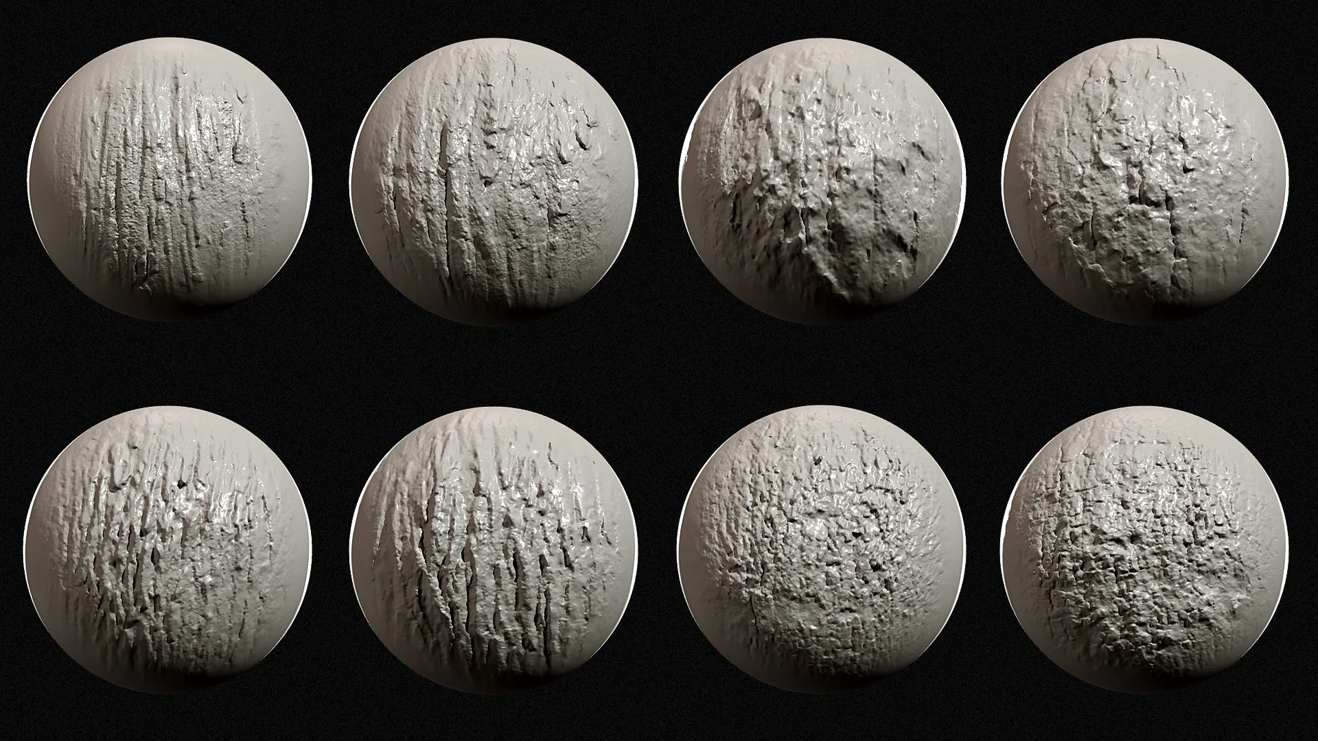 Zbrush - Bark Brushes Vol.1