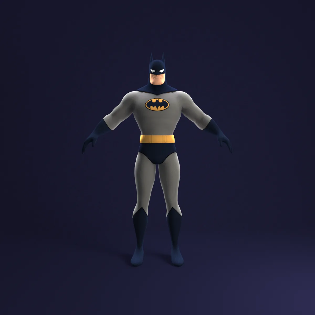Batman Animated Series Rigged