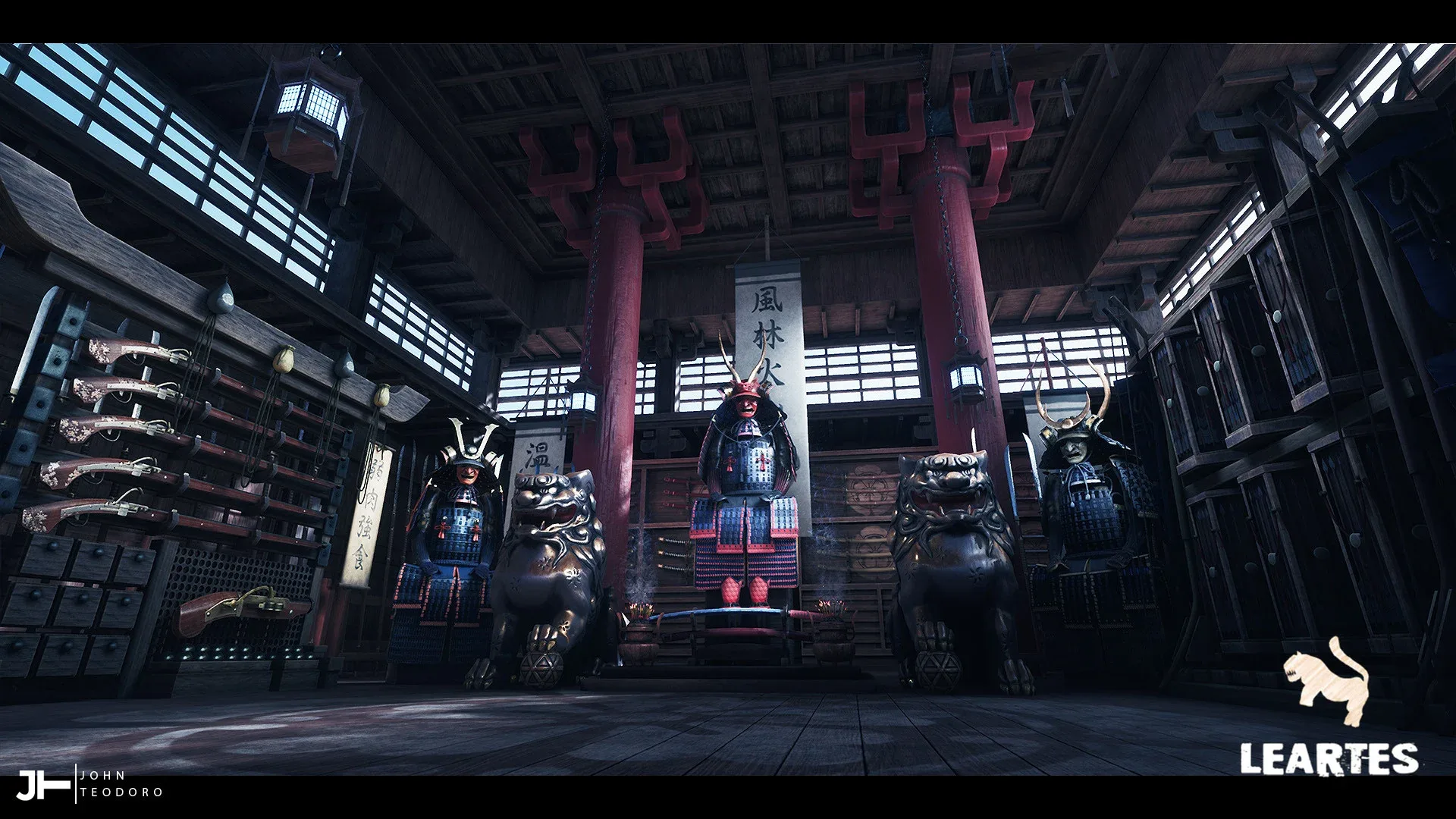 Feudal Japan War Room Environment