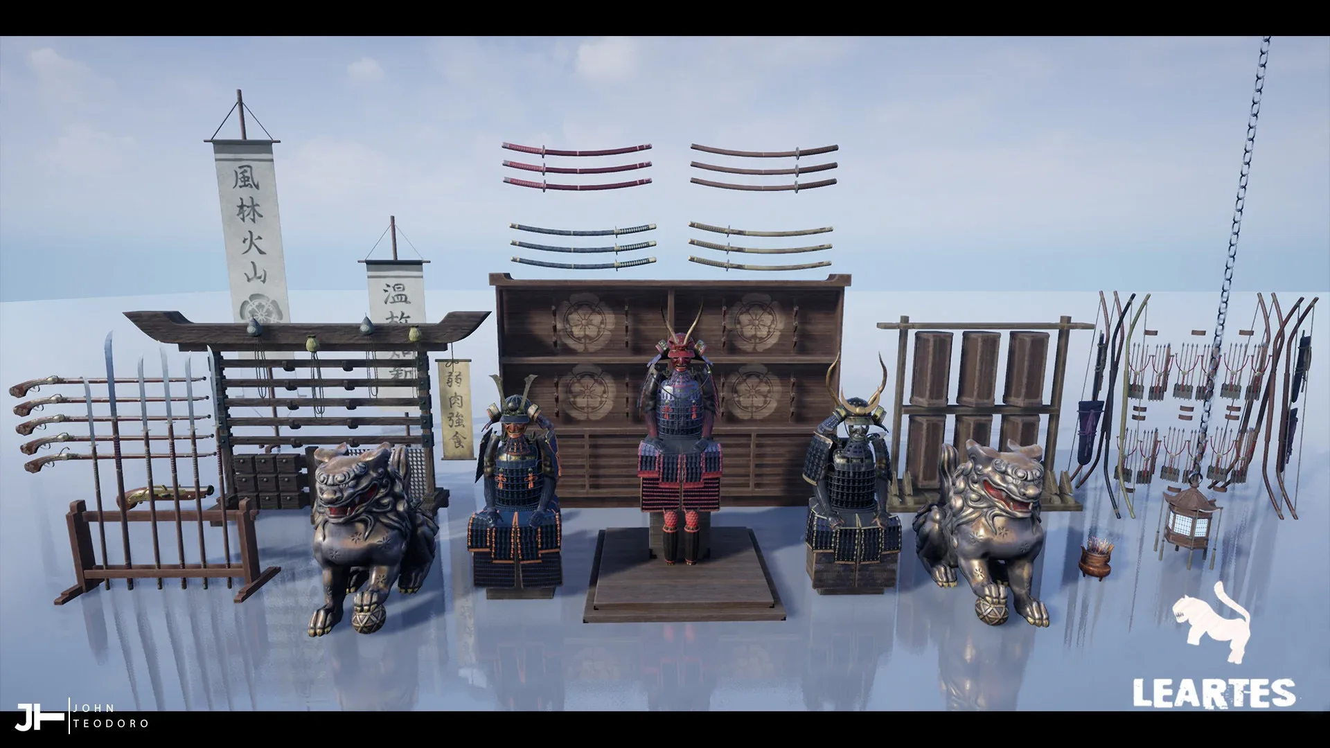 Feudal Japan War Room Environment