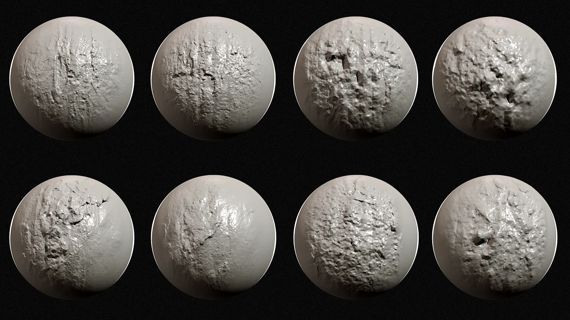 Zbrush - Bark Brushes Vol.2