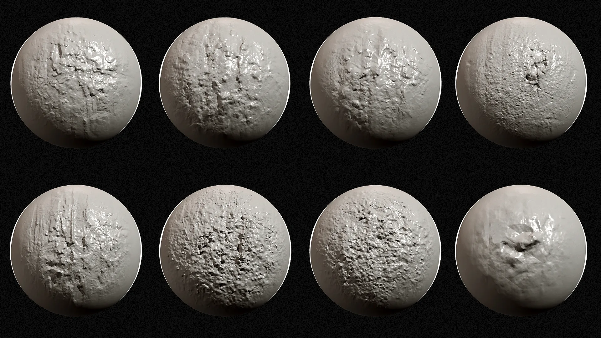 Zbrush - Bark Brushes Vol.2