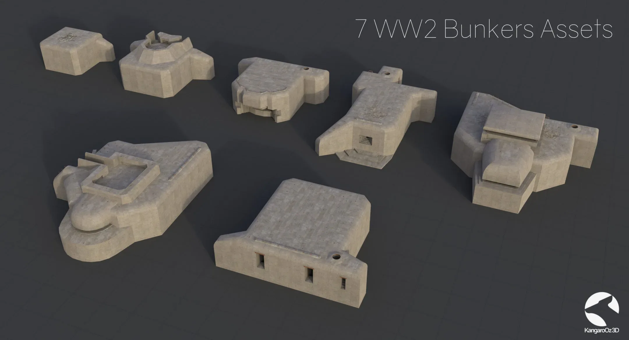 Modular Bunker WWII Kitbash