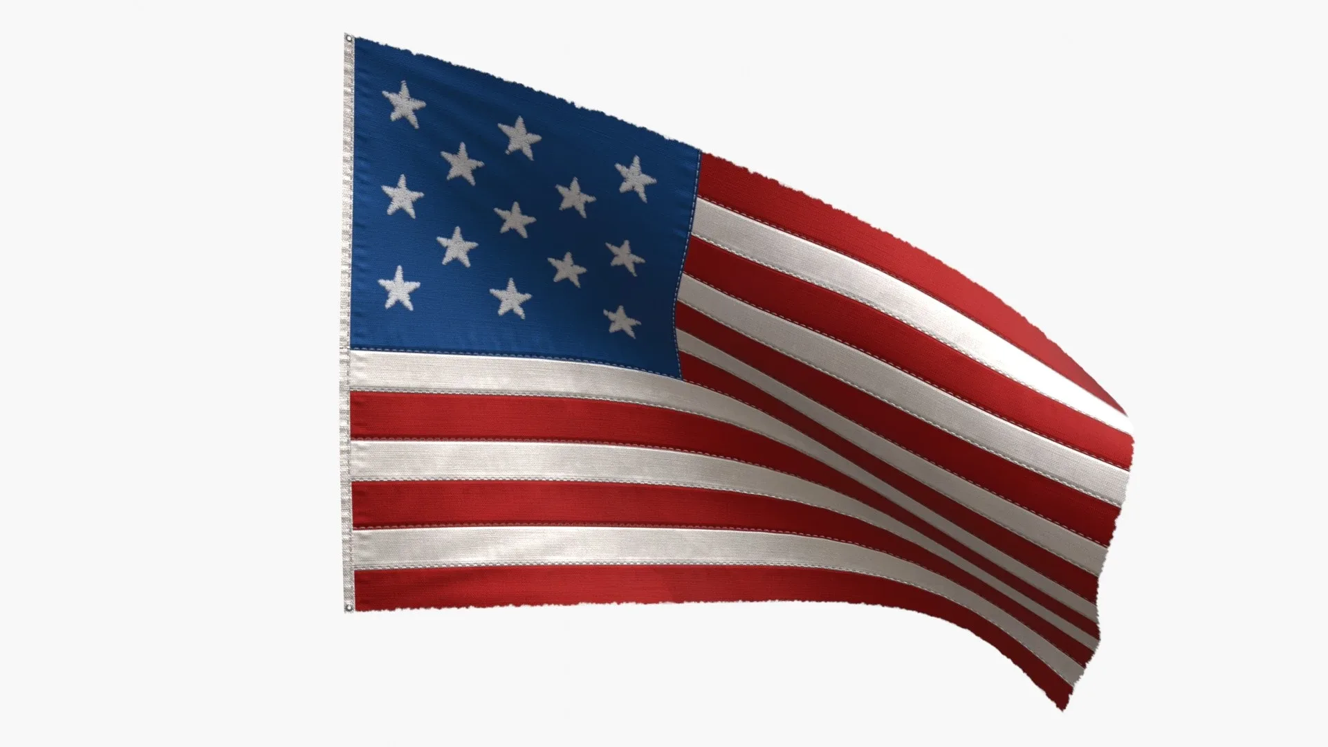 US Flag 13 Stars 1777-1795