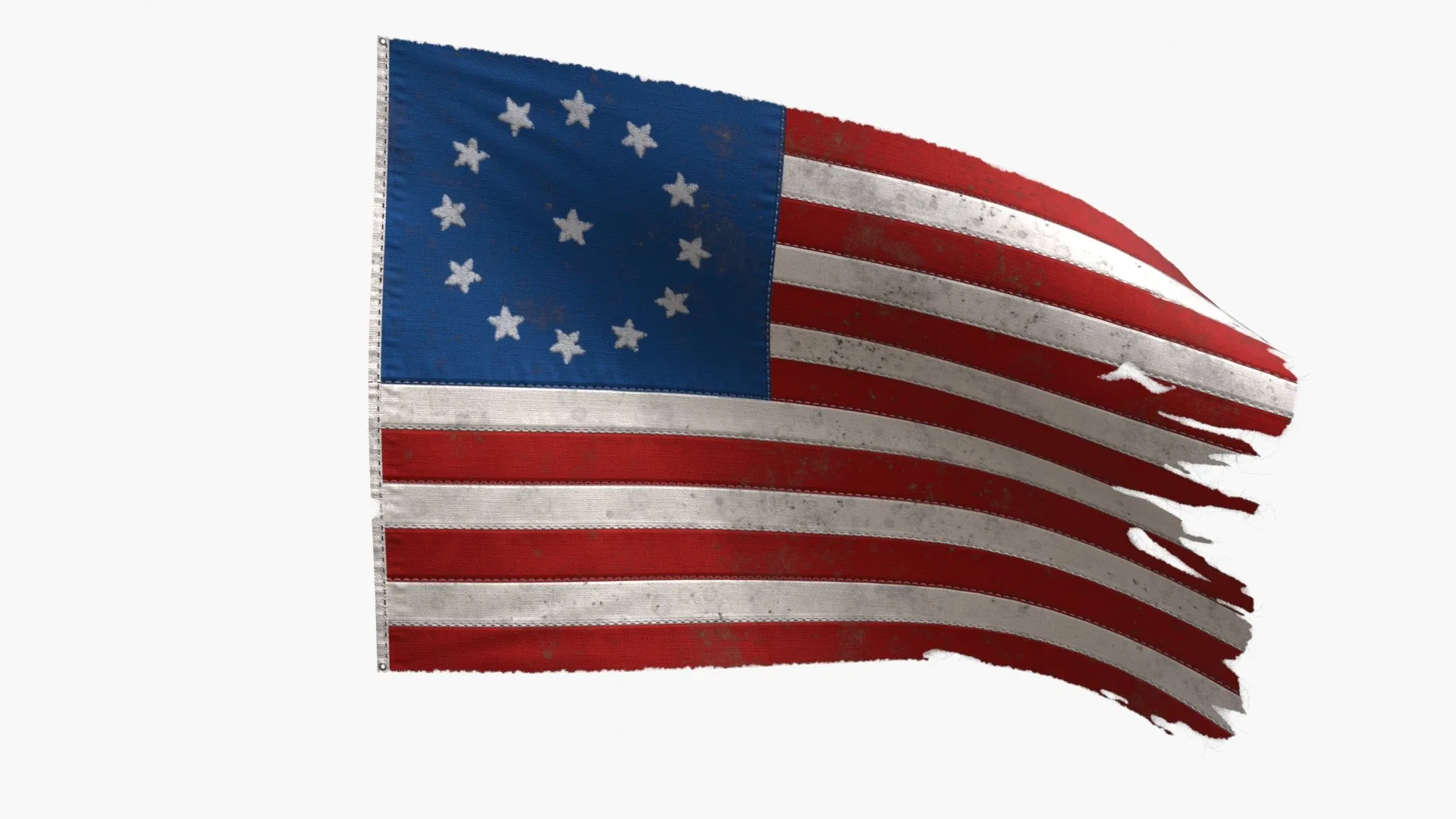 US Flag 13 Stars 1777-1795