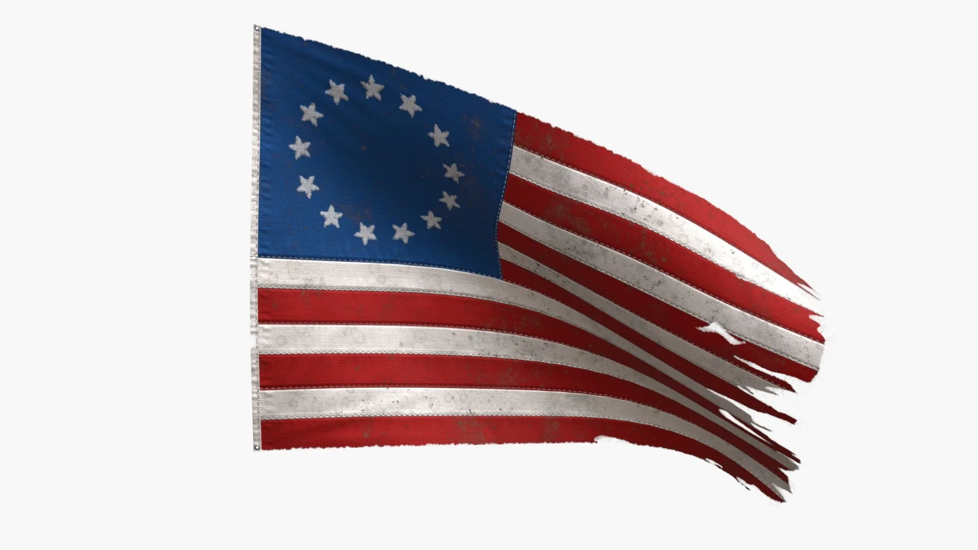 US Flag 13 Stars 1777-1795