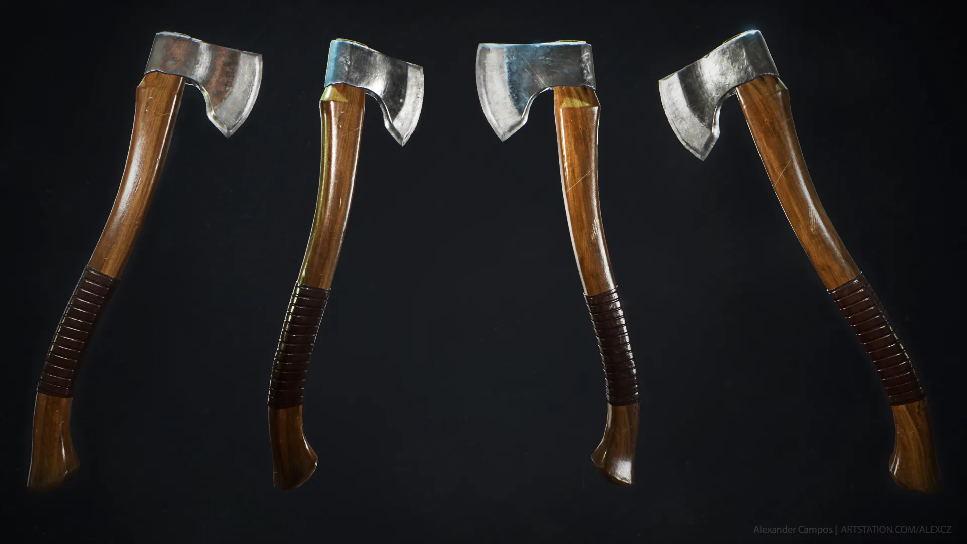 Game-ready Forest Axe