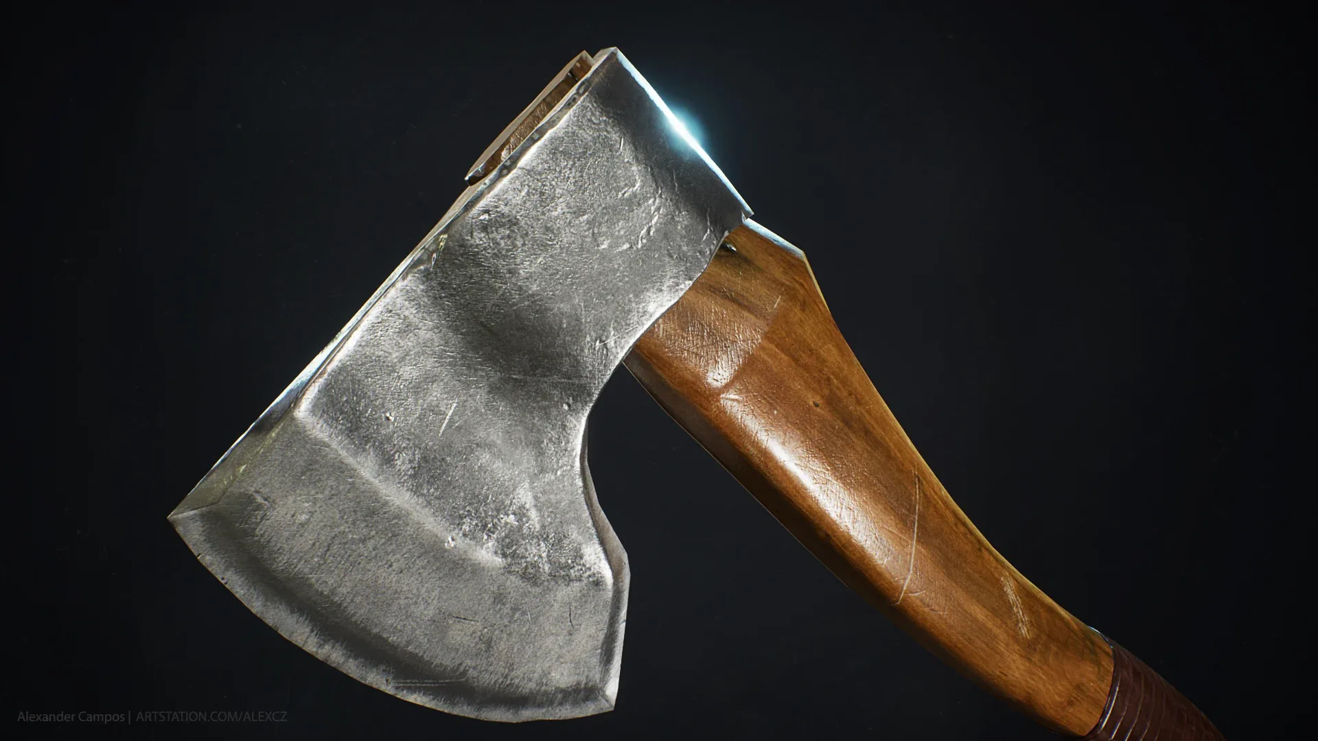 Game-ready Forest Axe - FREE