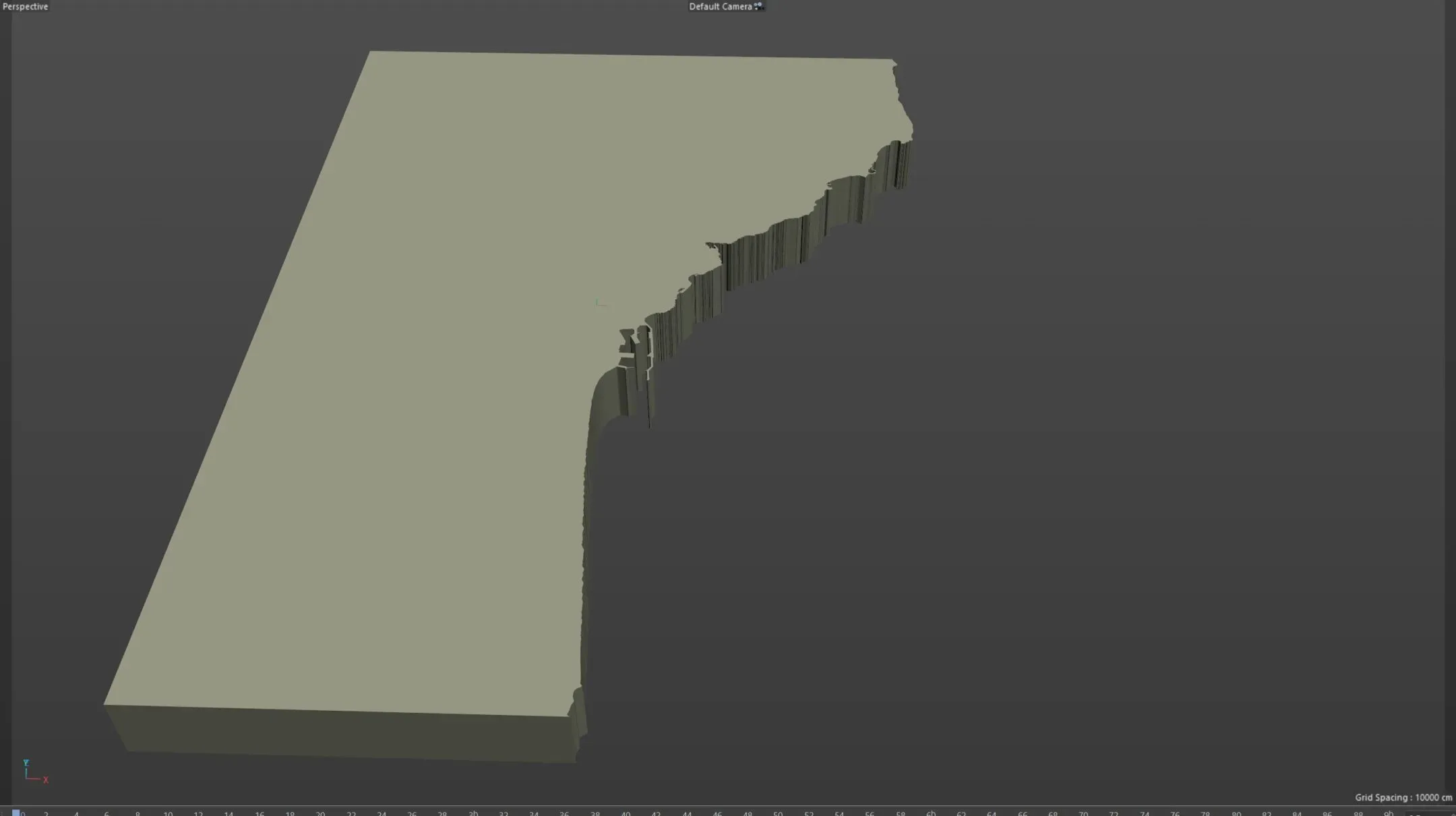 Catania City Italy 3D Model 30 km