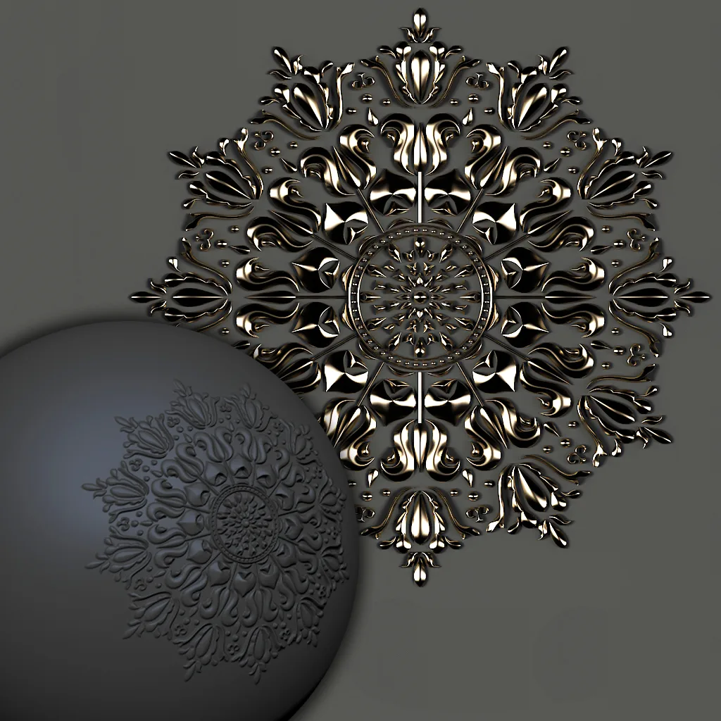 5 Ornamental Mandala Brush and Alpha