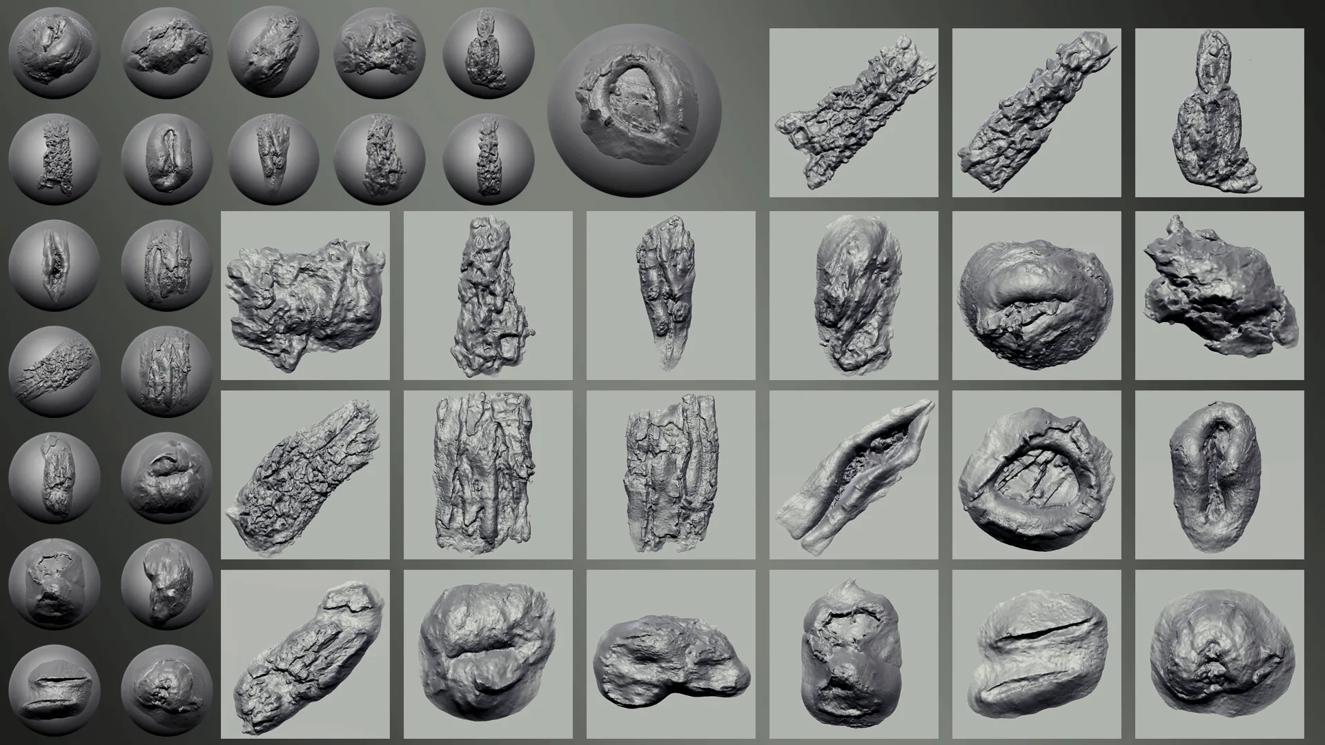 Zbrush - Trunk Detail Brushes vol. 2