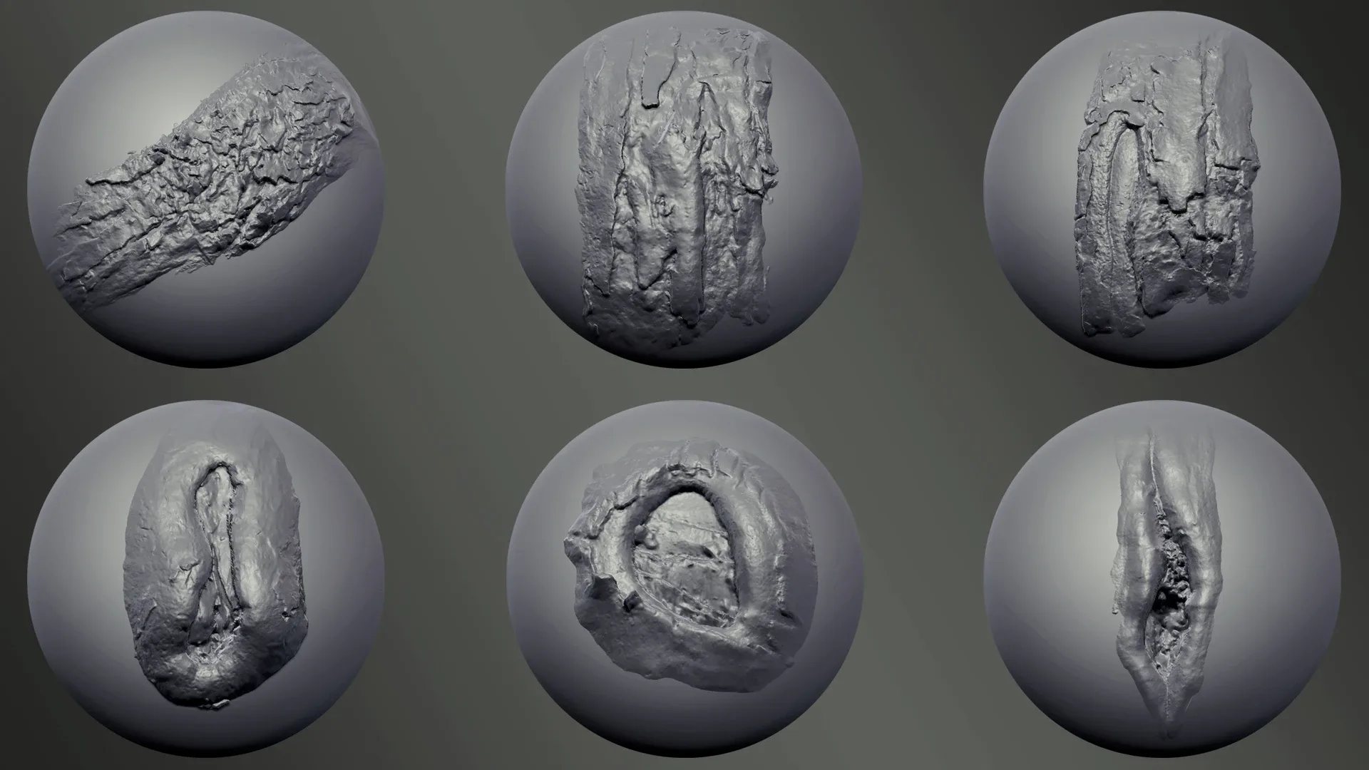 Zbrush - Trunk Detail Brushes vol. 2