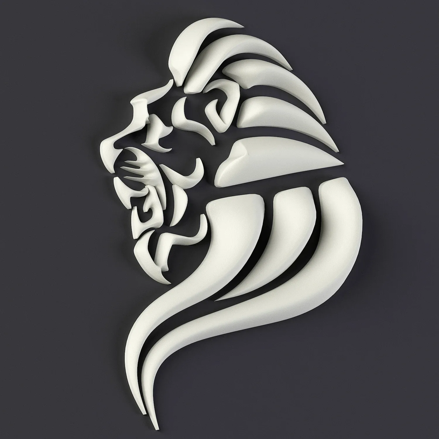 3D Ornamental Lion