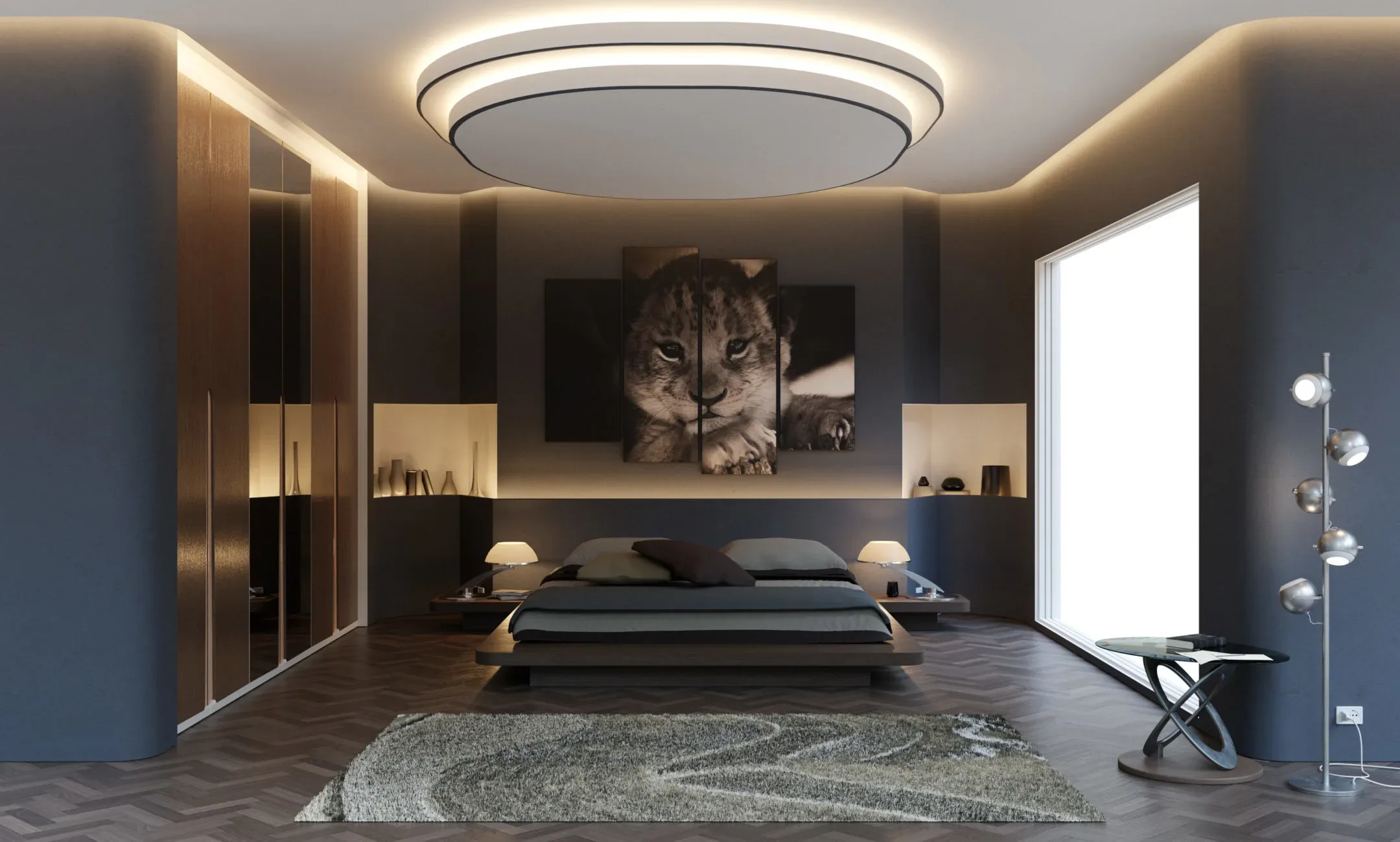 Lion Cub Bedroom 3D Model