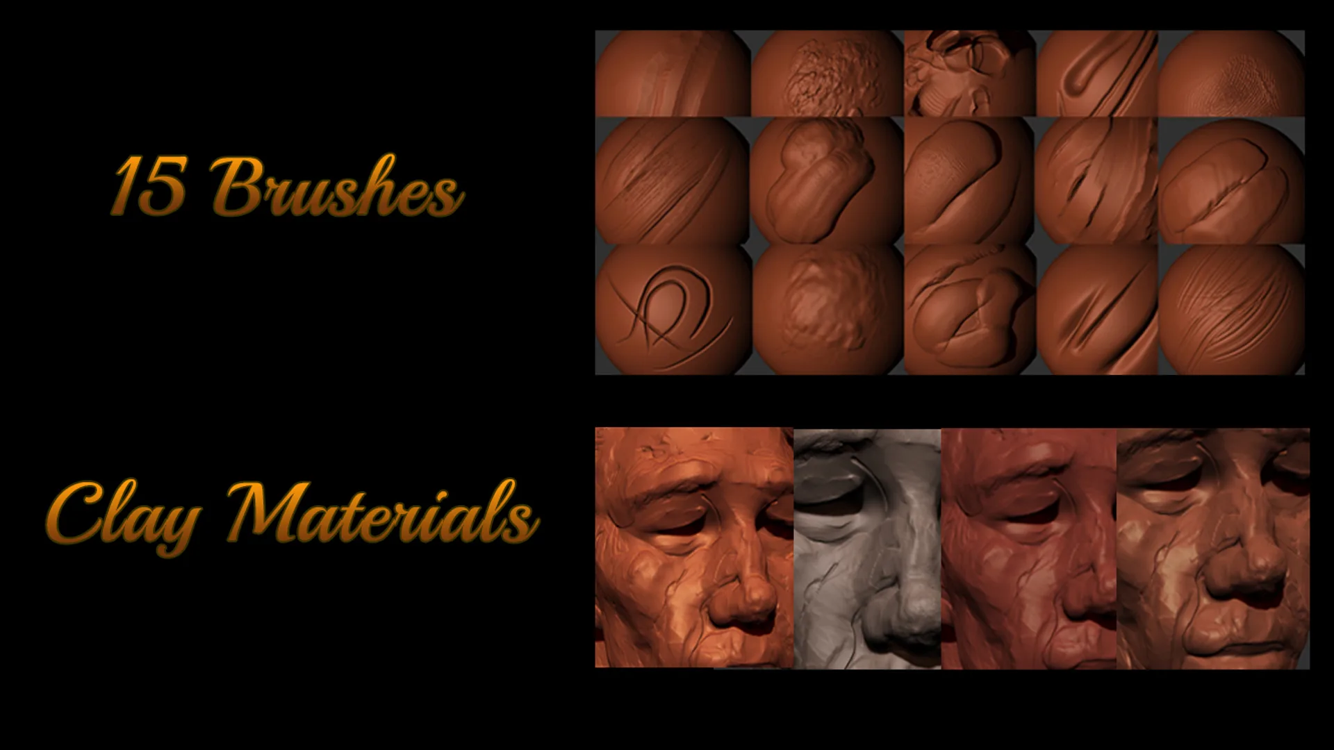 Clay Sculpting ZBrush Pack