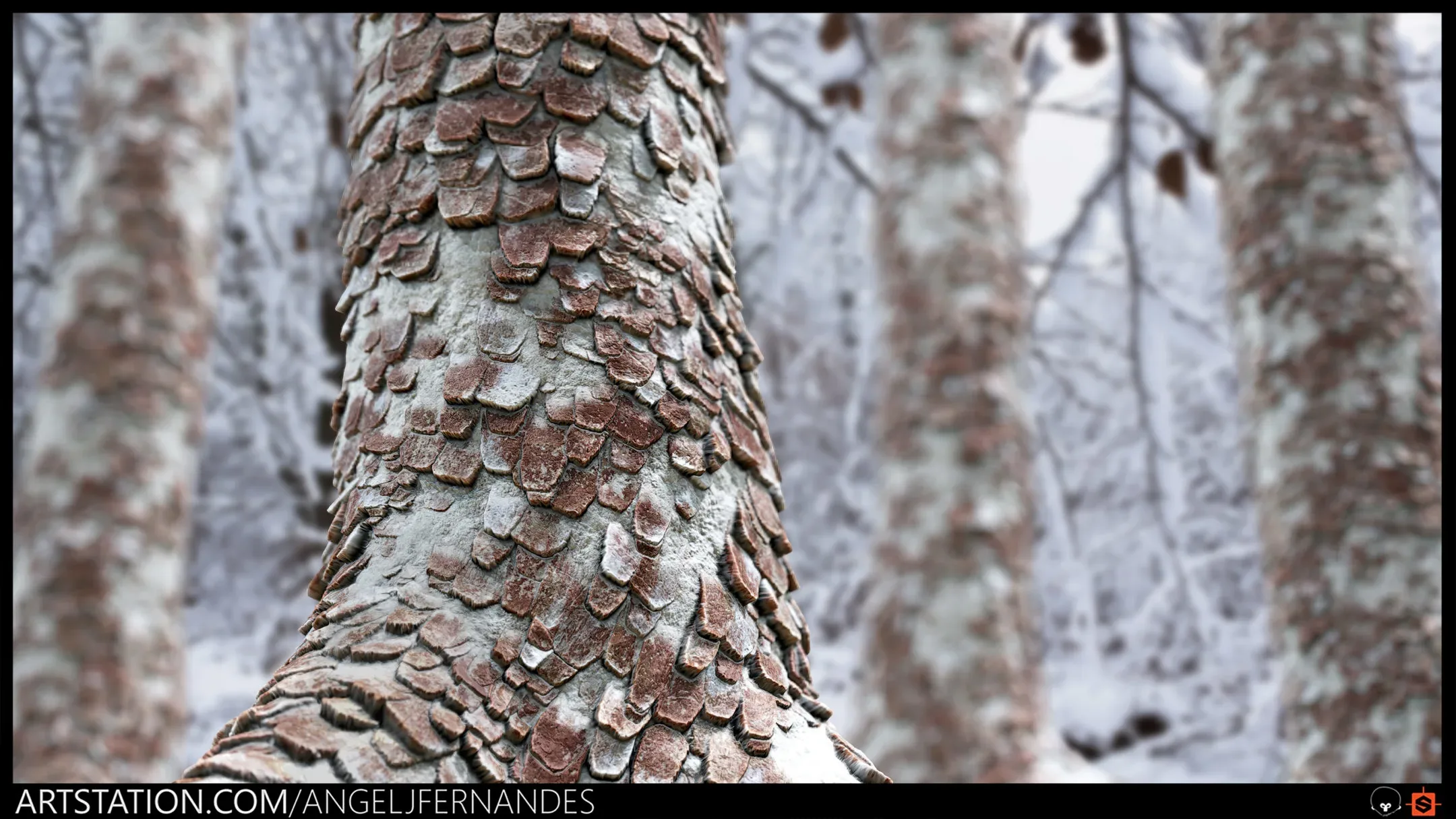 Tree Bark Material - Substance Designer