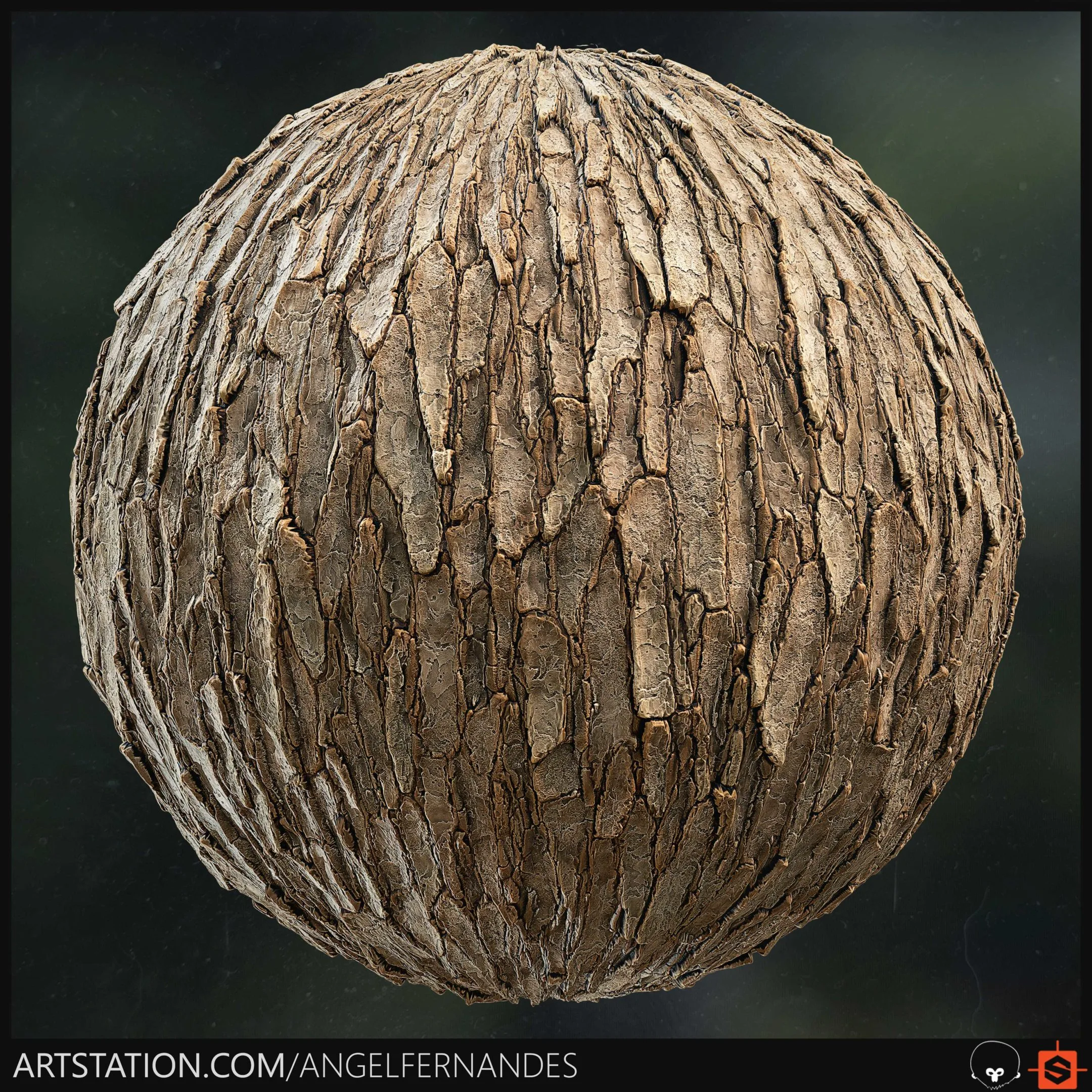 Tree Bark Material - Substance Designer