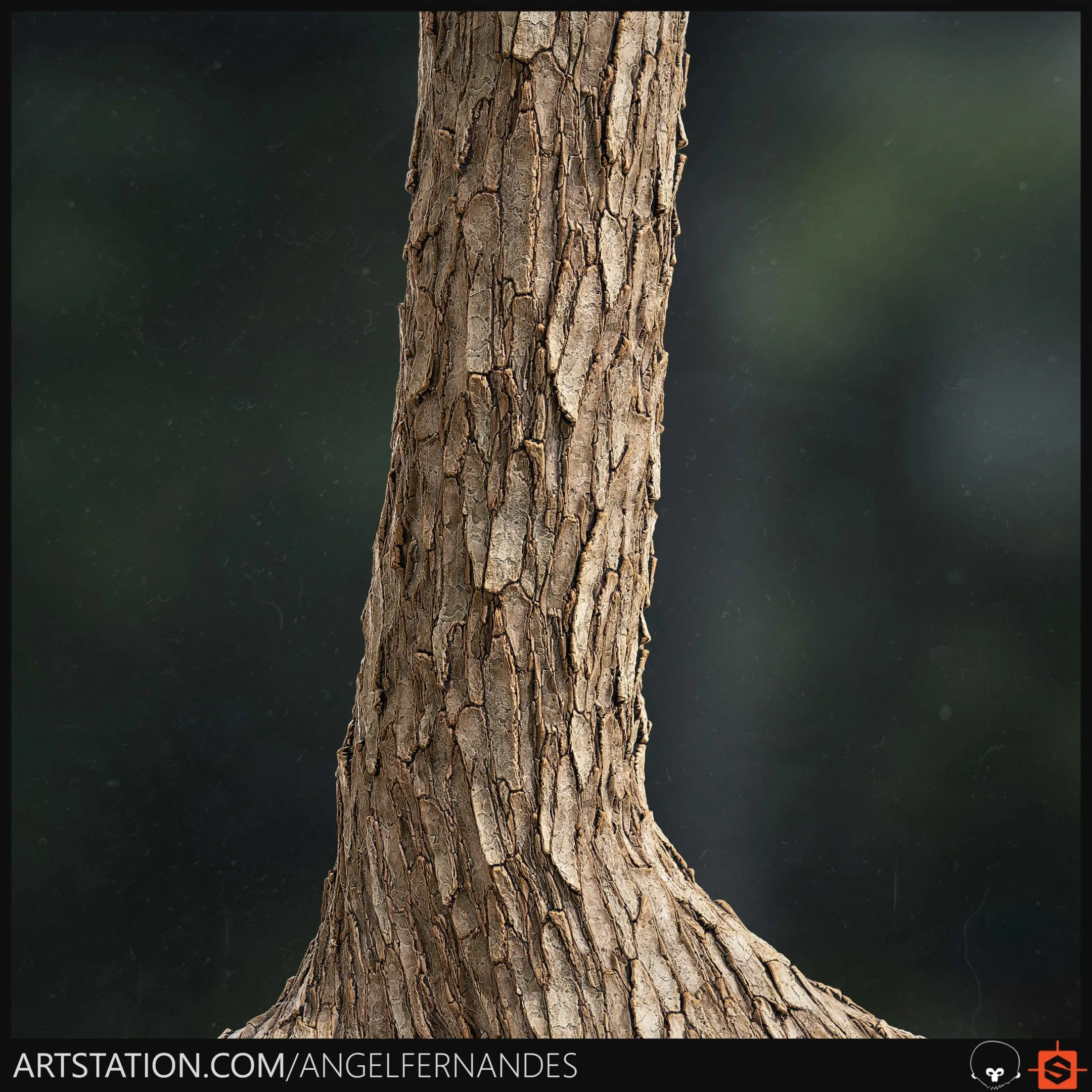 Tree Bark Material - Substance Designer