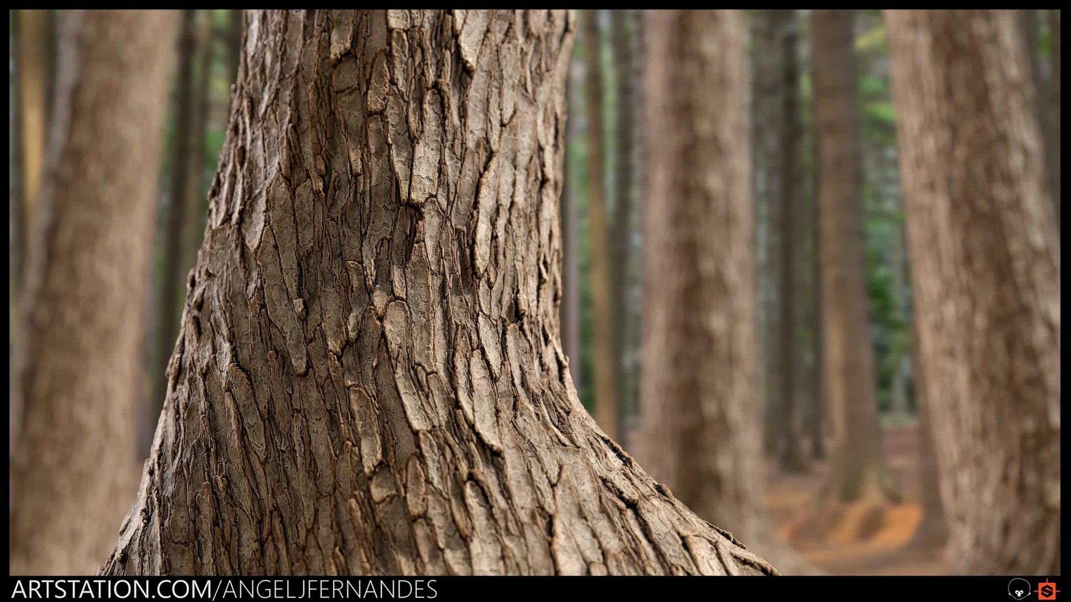 Tree Bark Material - Substance Designer