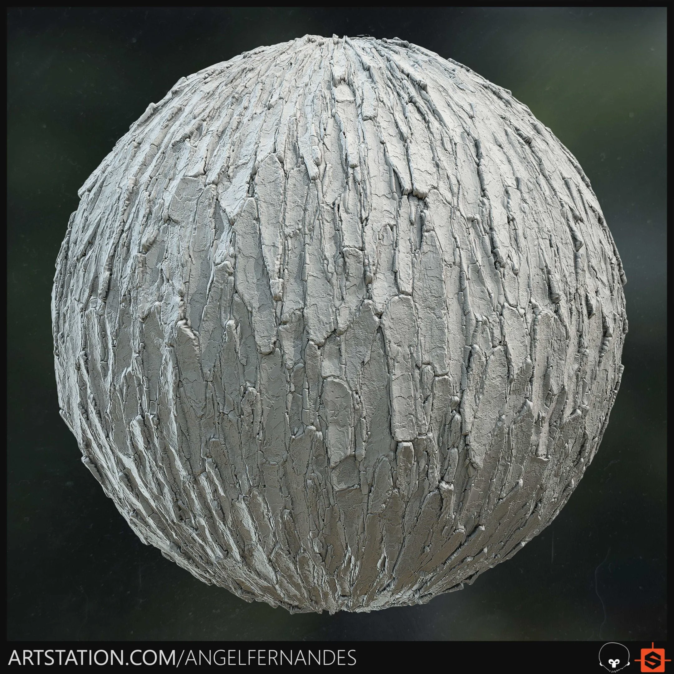 Tree Bark Material - Substance Designer