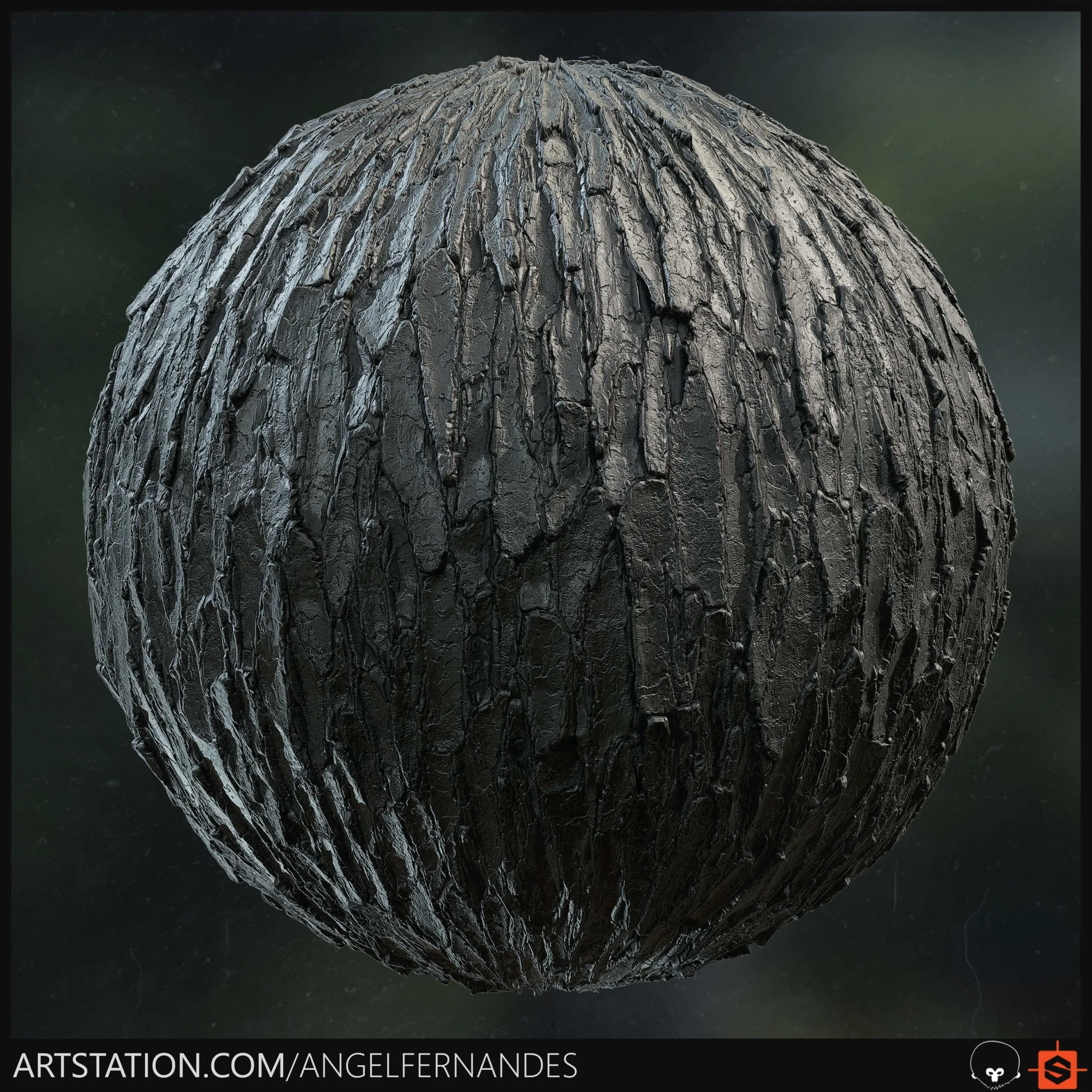 Tree Bark Material - Substance Designer